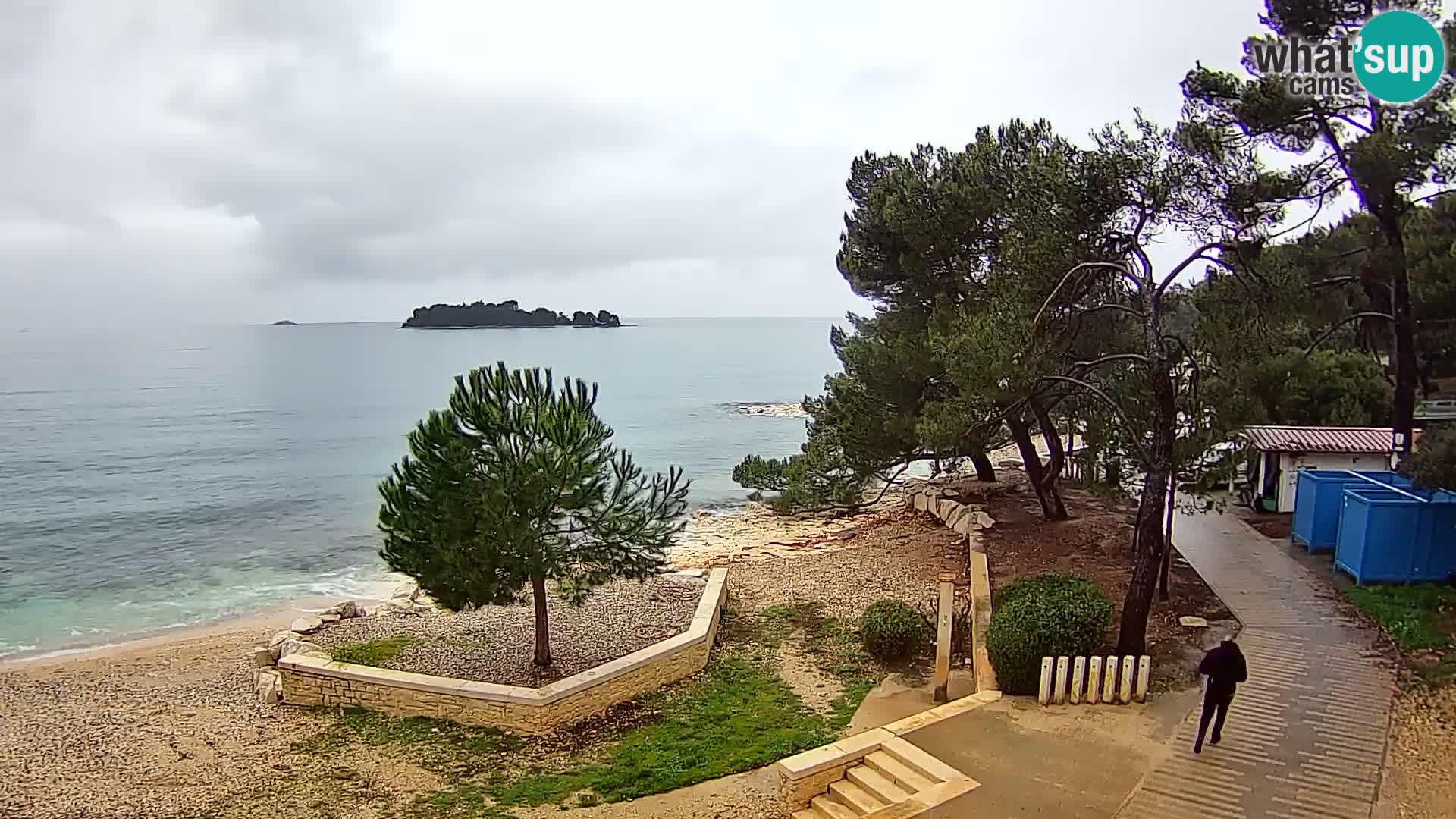 Spletna kamera plaža Borik Rovinj