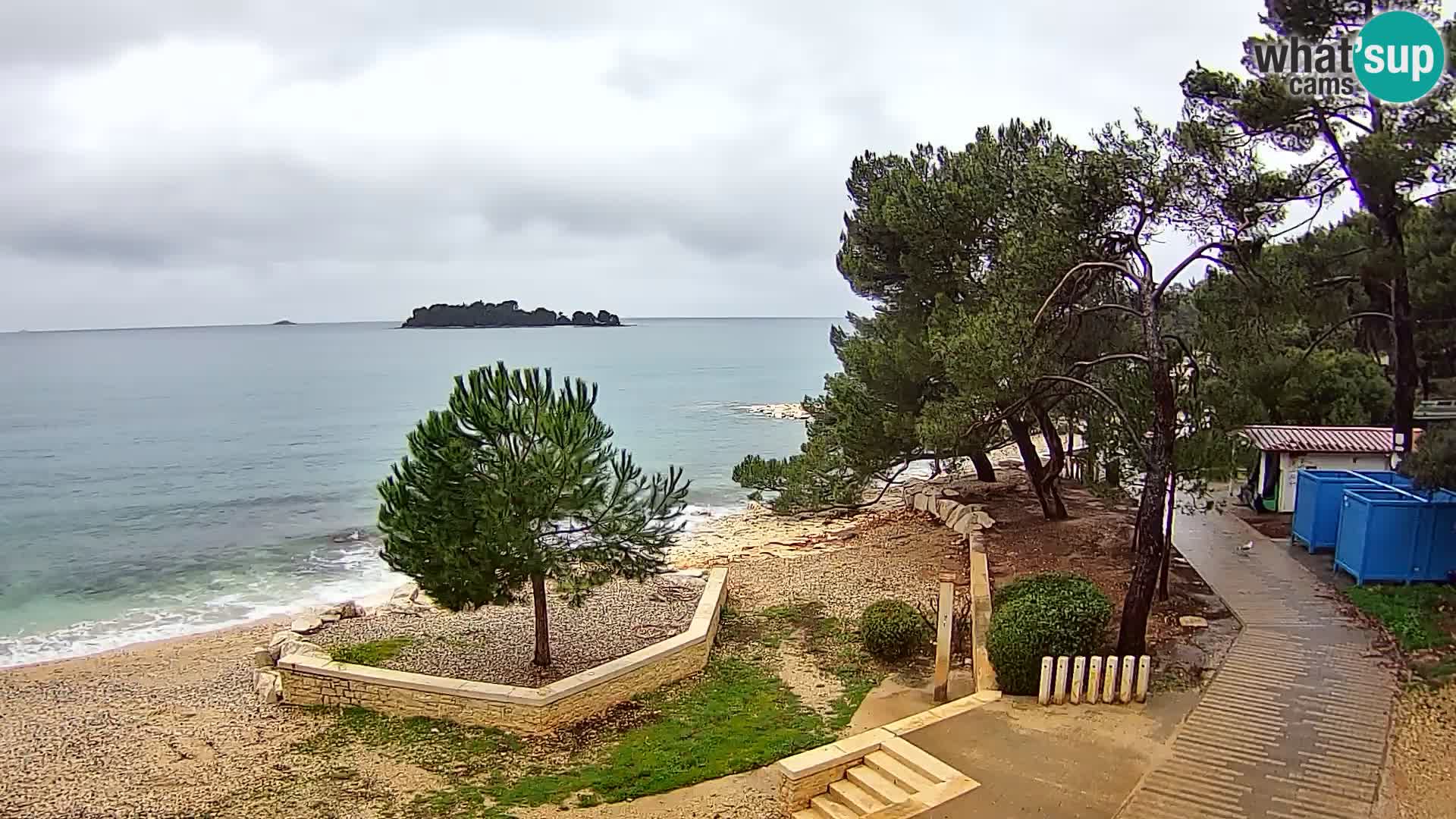 Livecam Borik plage Rovinj – Istrie