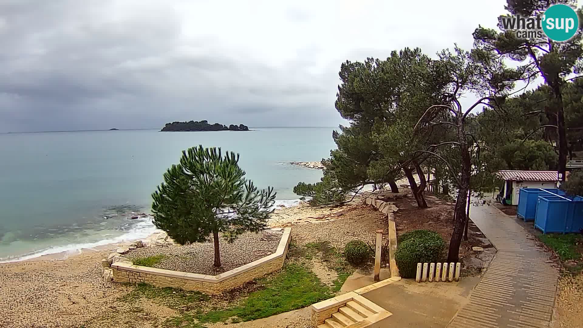 Web kamera Borik plaža Rovinj – Istra