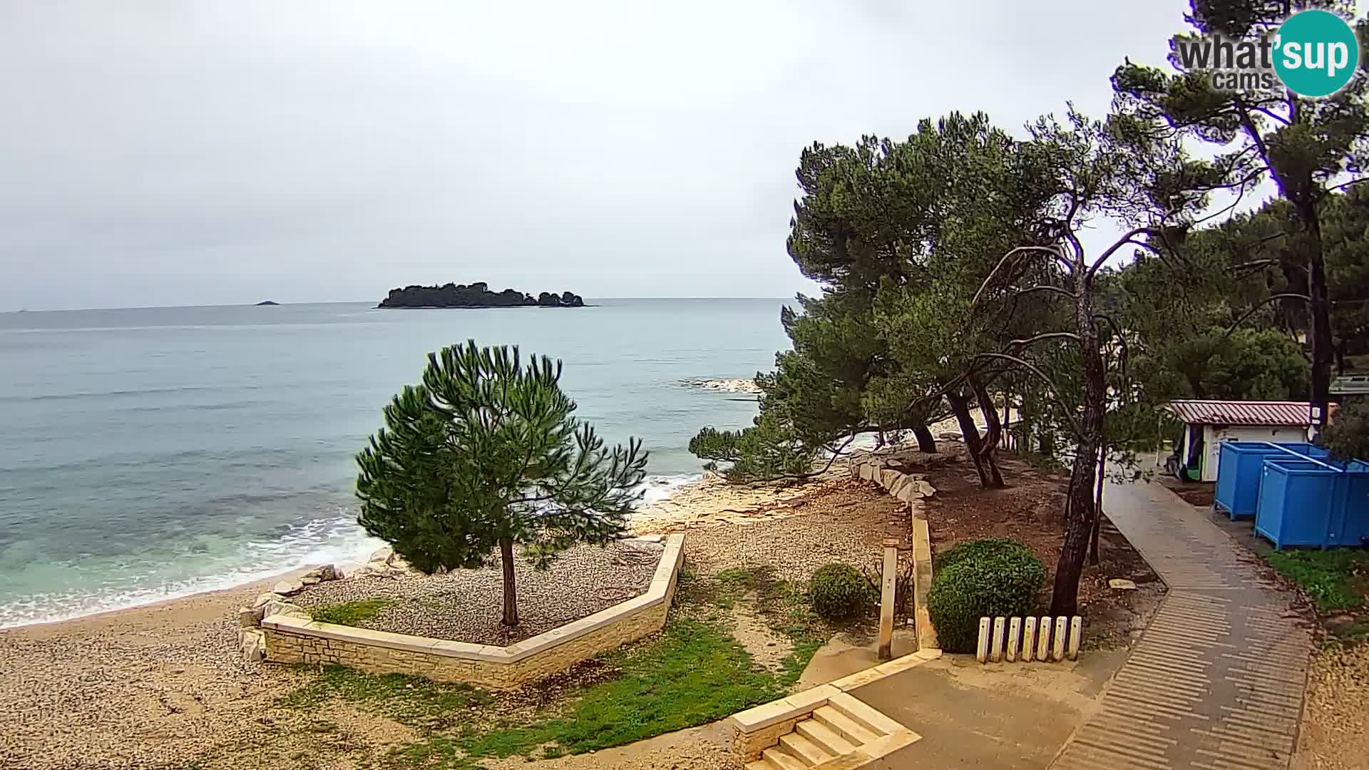 Livecam Borik plage Rovinj – Istrie