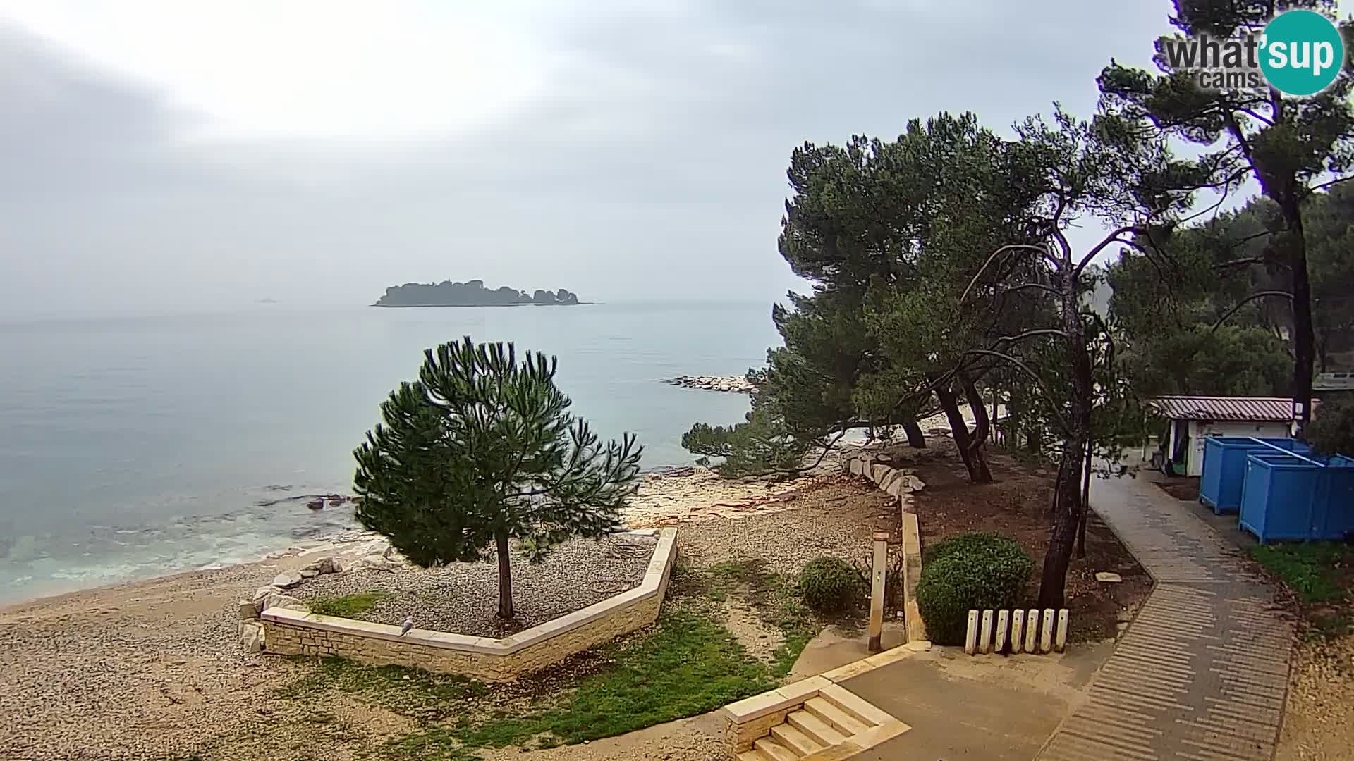 Spletna kamera plaža Borik Rovinj
