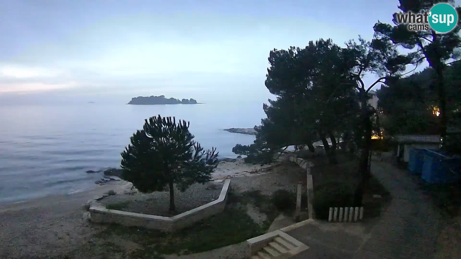 Spletna kamera plaža Borik Rovinj