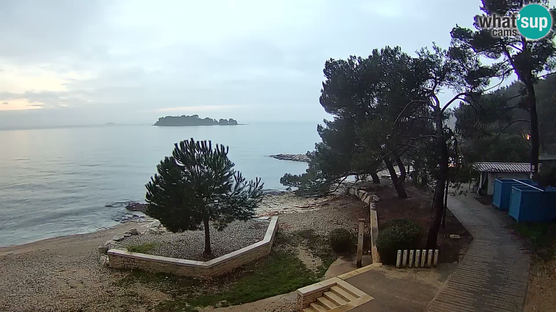 Webcam Spiaggia Borik a Rovigno – Istria