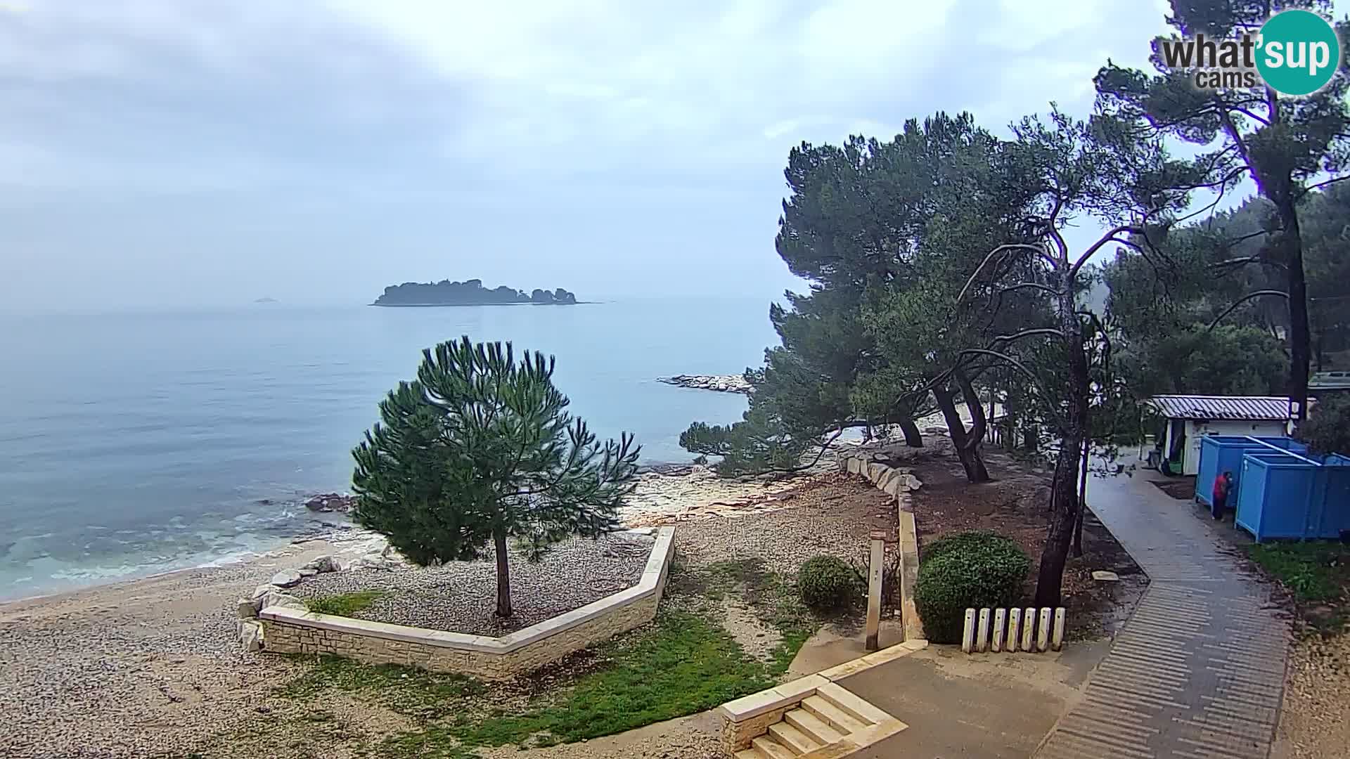 Spletna kamera plaža Borik Rovinj