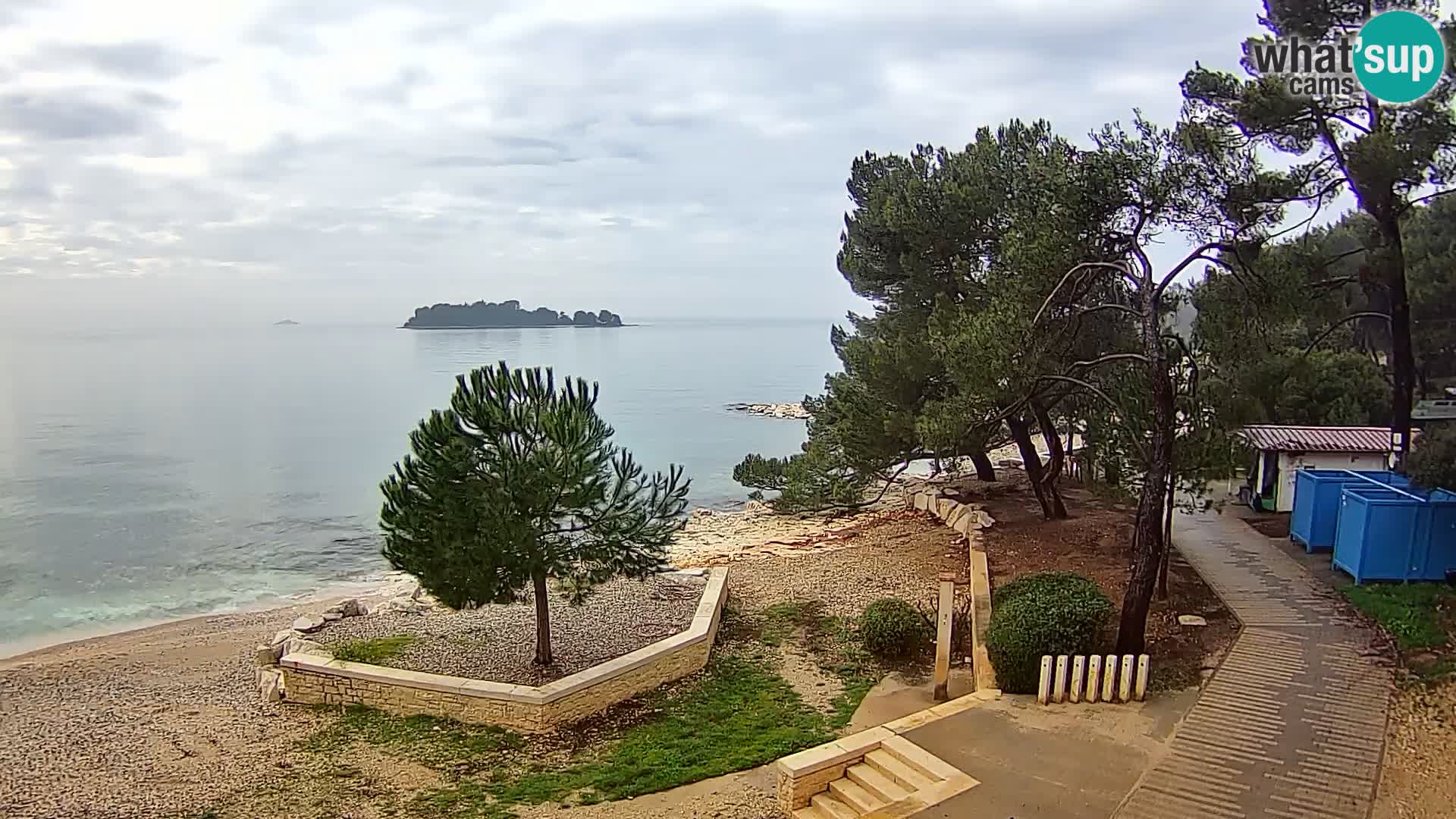 Spletna kamera plaža Borik Rovinj