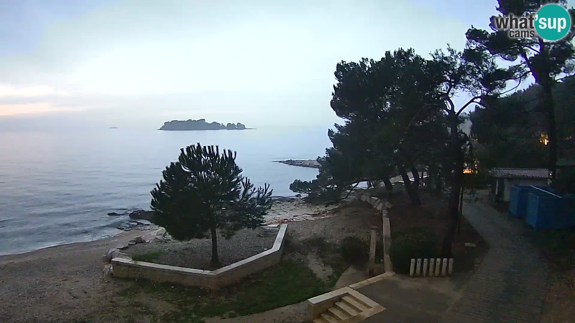 Webcam Spiaggia Borik a Rovigno – Istria