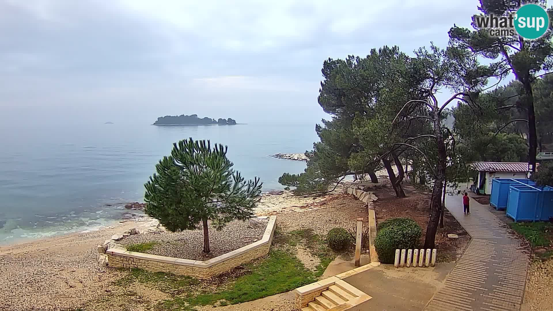 Spletna kamera plaža Borik Rovinj