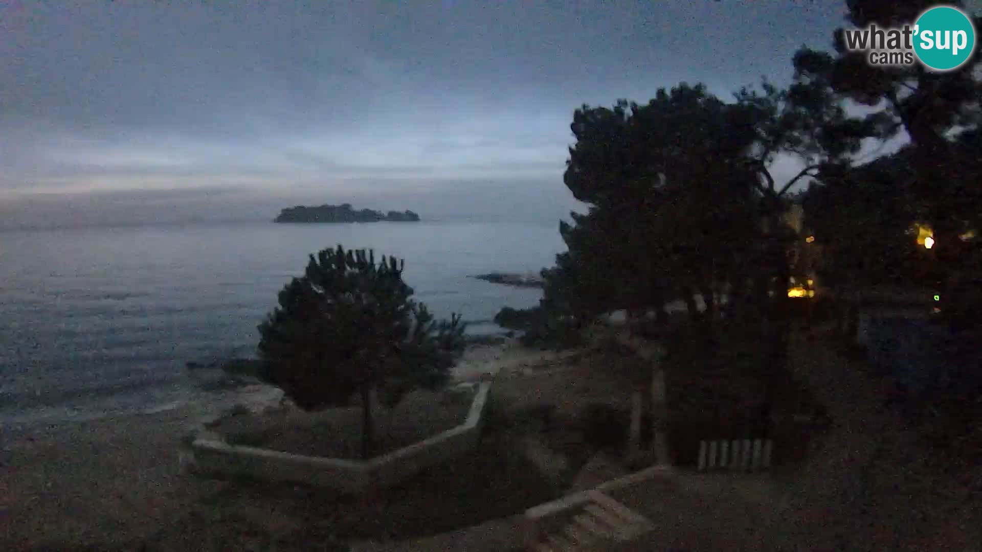 Webcam Spiaggia Borik a Rovigno – Istria