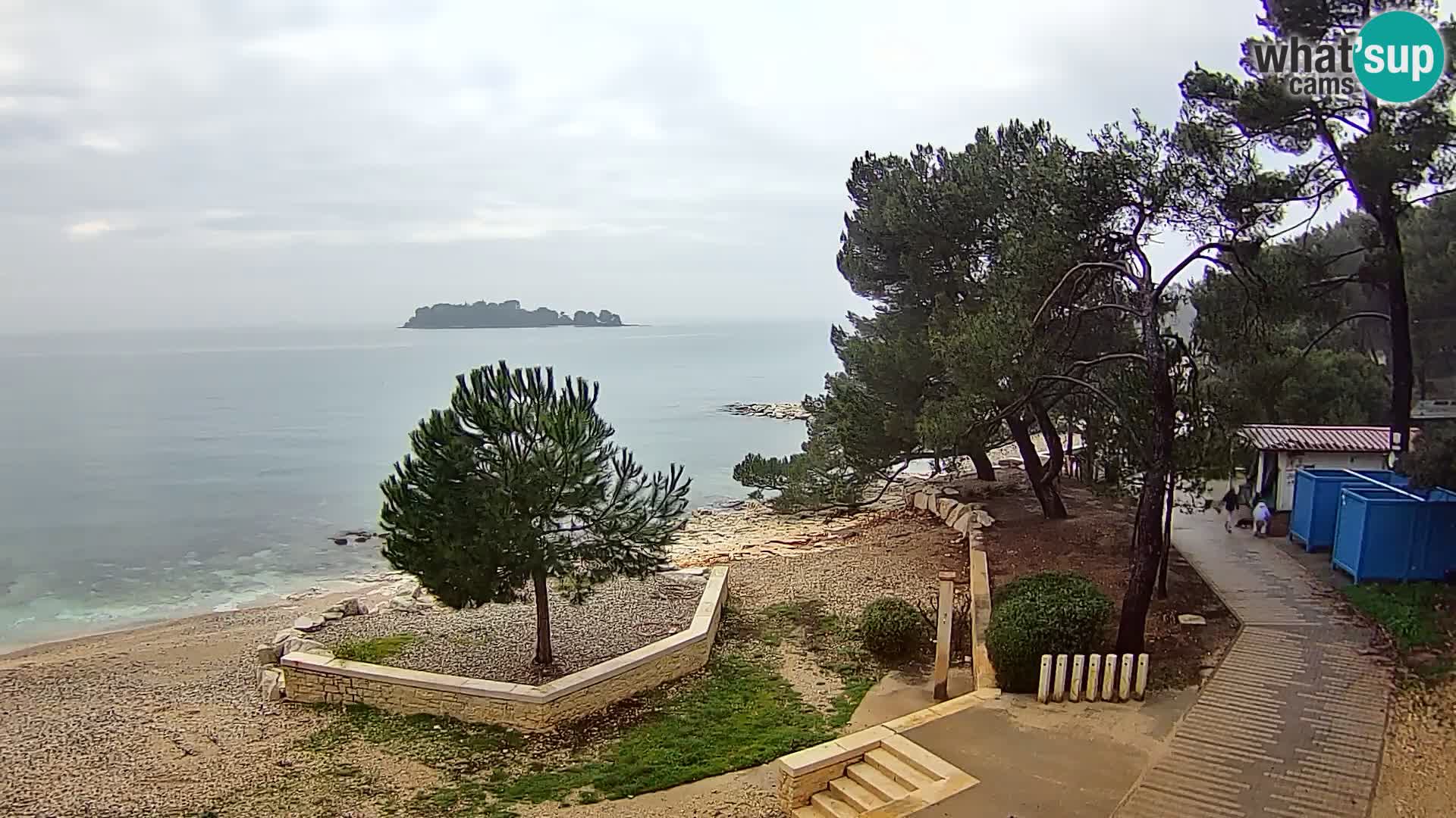 Webcam Spiaggia Borik a Rovigno – Istria