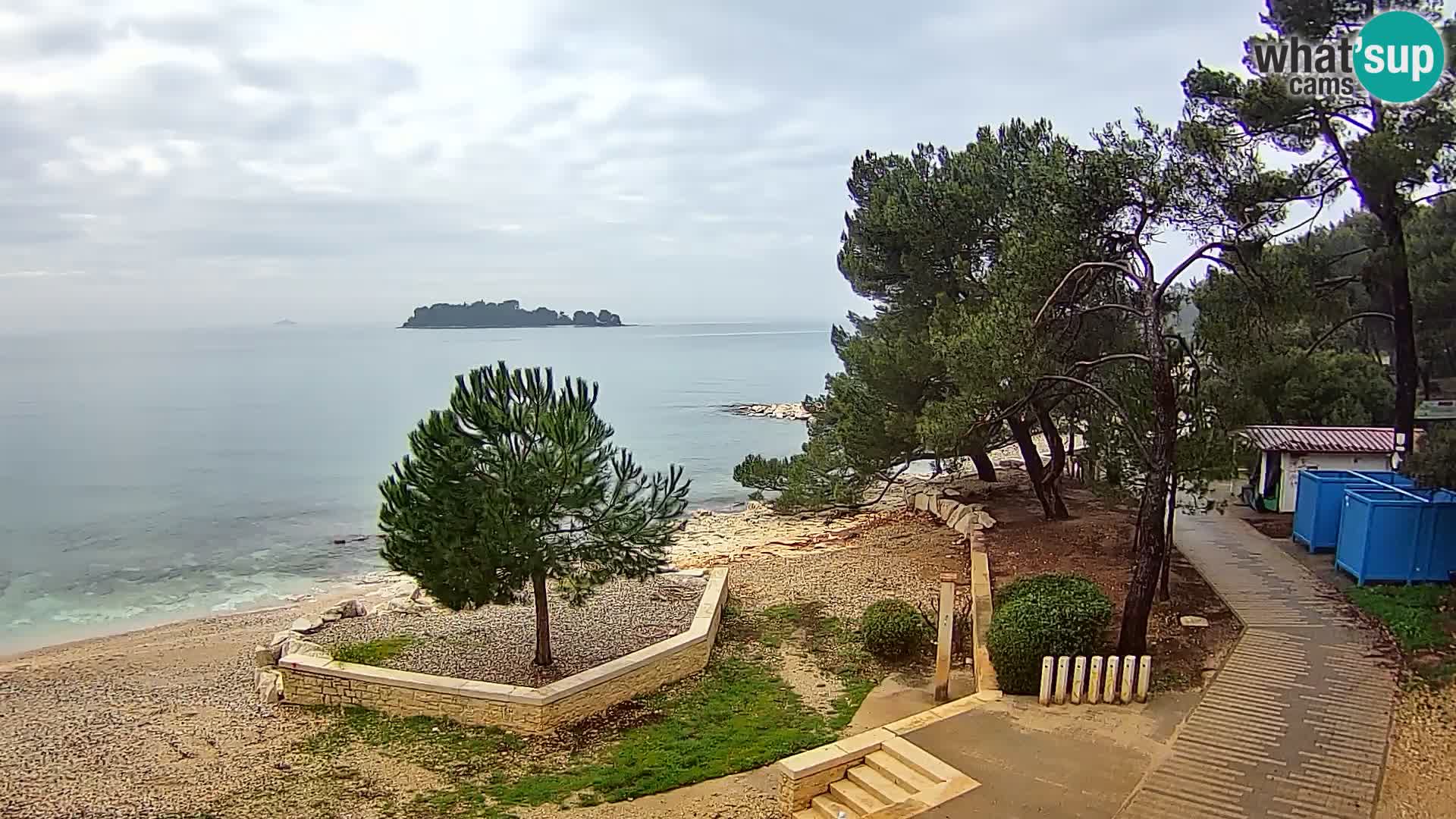 Webcam Spiaggia Borik a Rovigno – Istria