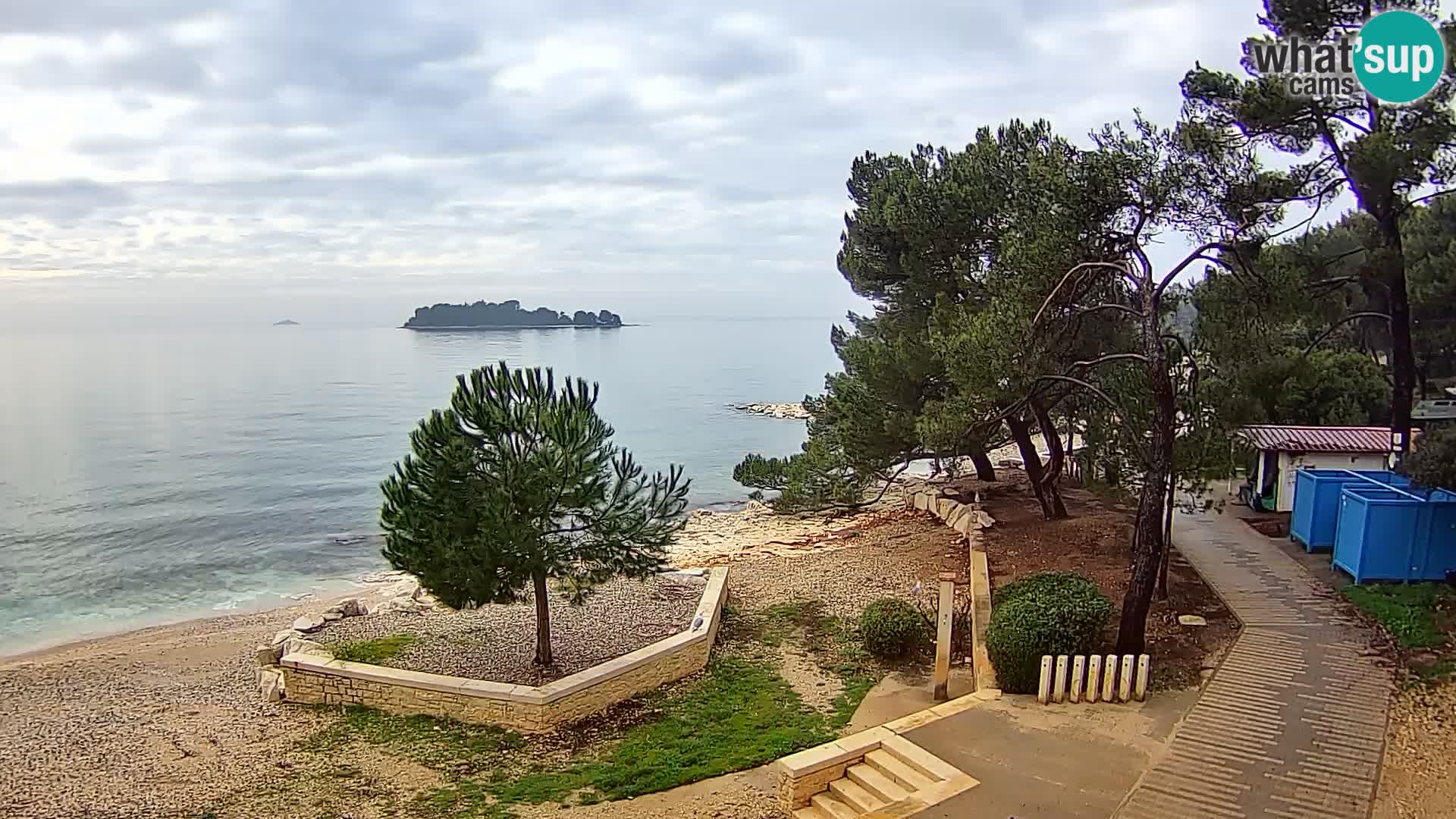 Camera en vivo Borik playa Rovinj – Istria