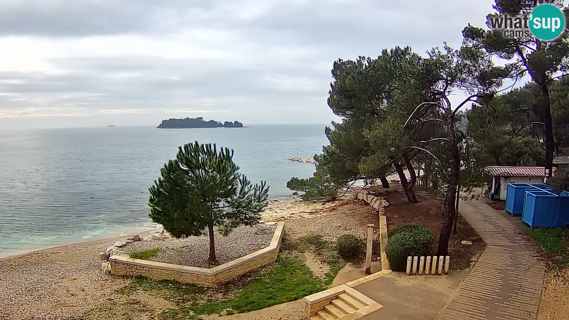 Web kamera Borik plaža Rovinj – Istra