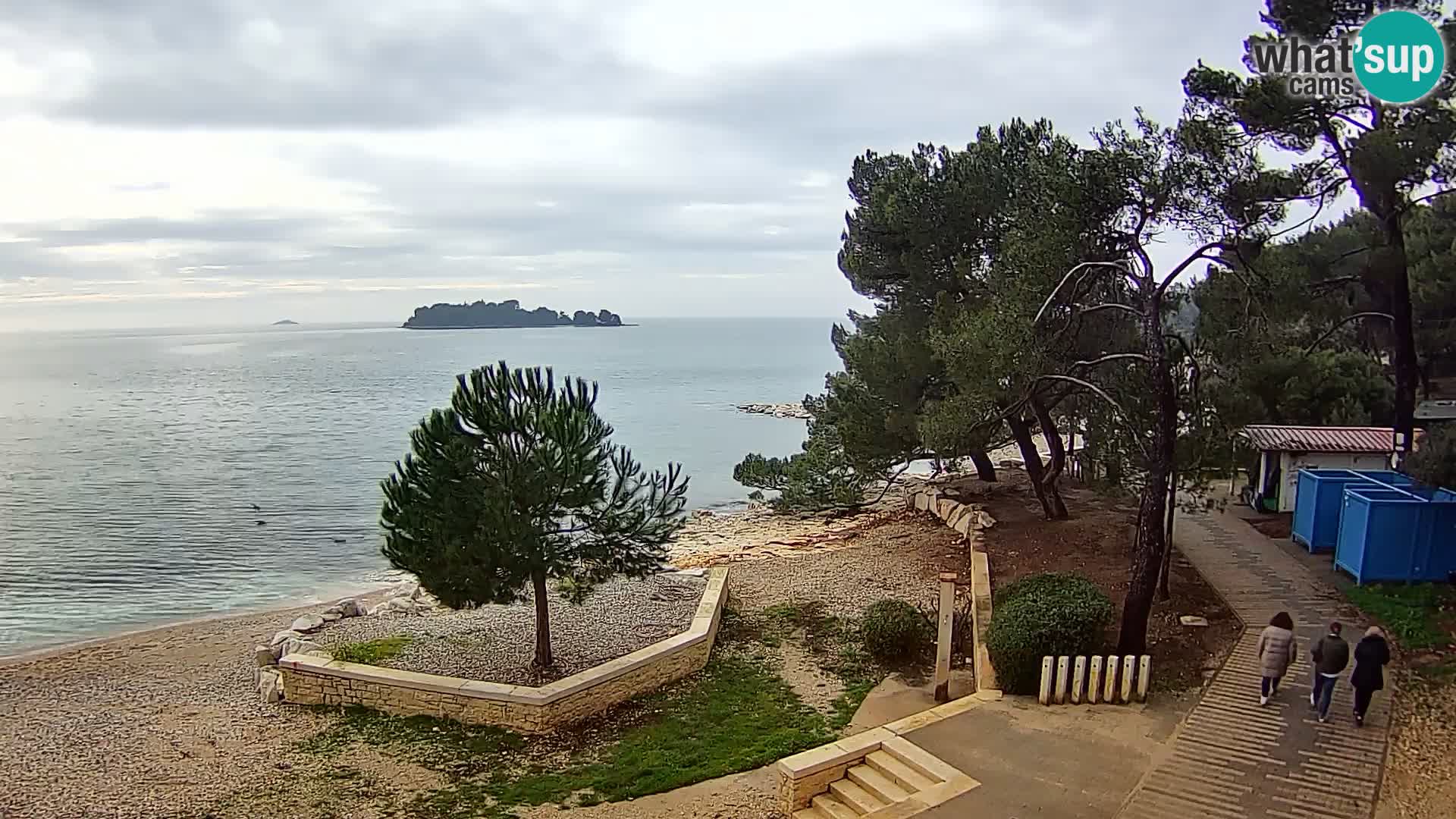 Webcam Spiaggia Borik a Rovigno – Istria