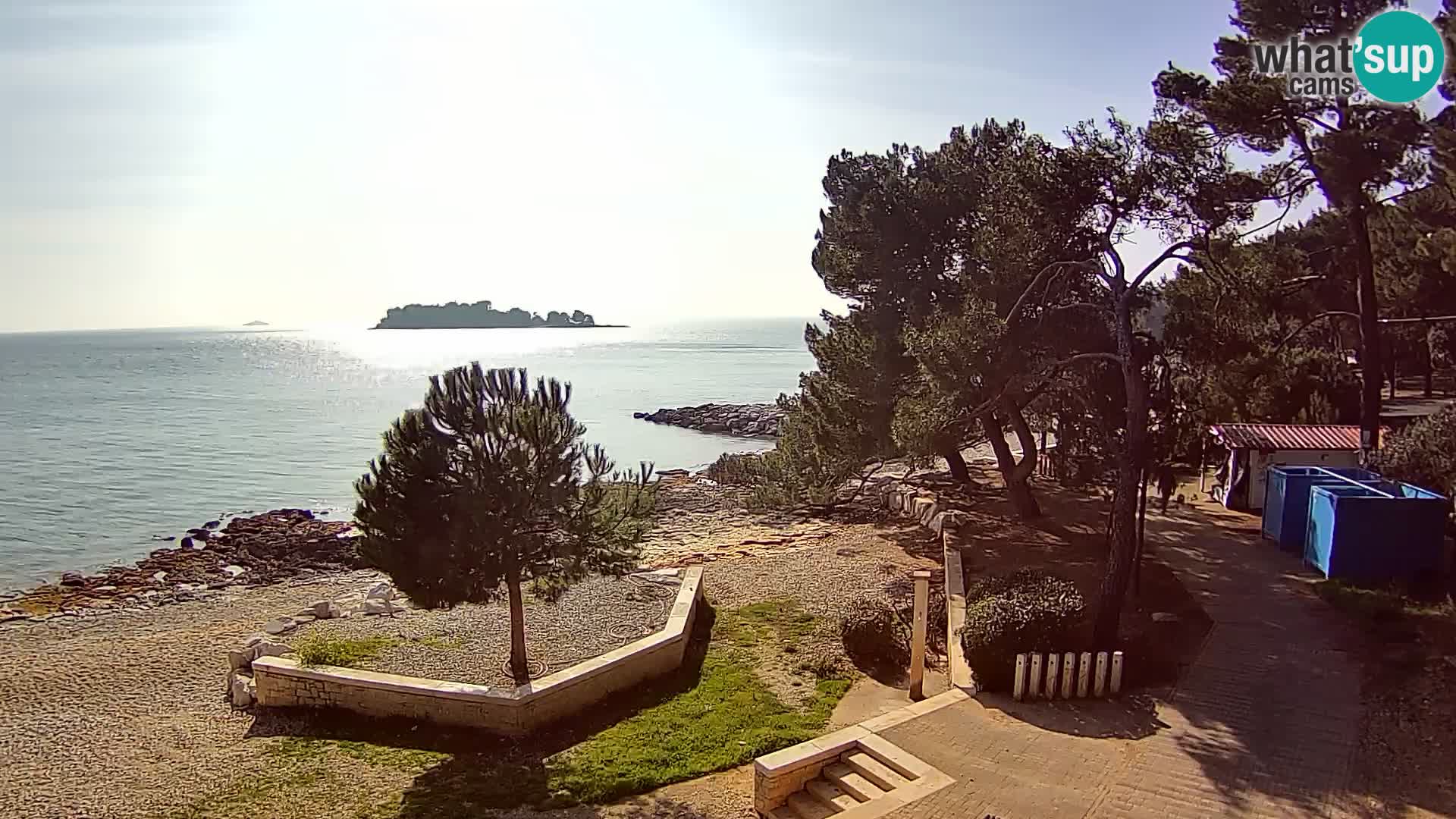 Spletna kamera plaža Borik Rovinj