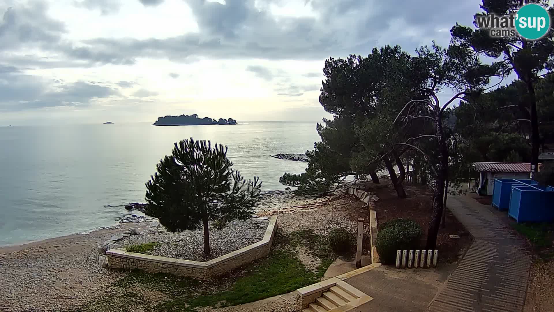 Web kamera Borik plaža Rovinj – Istra