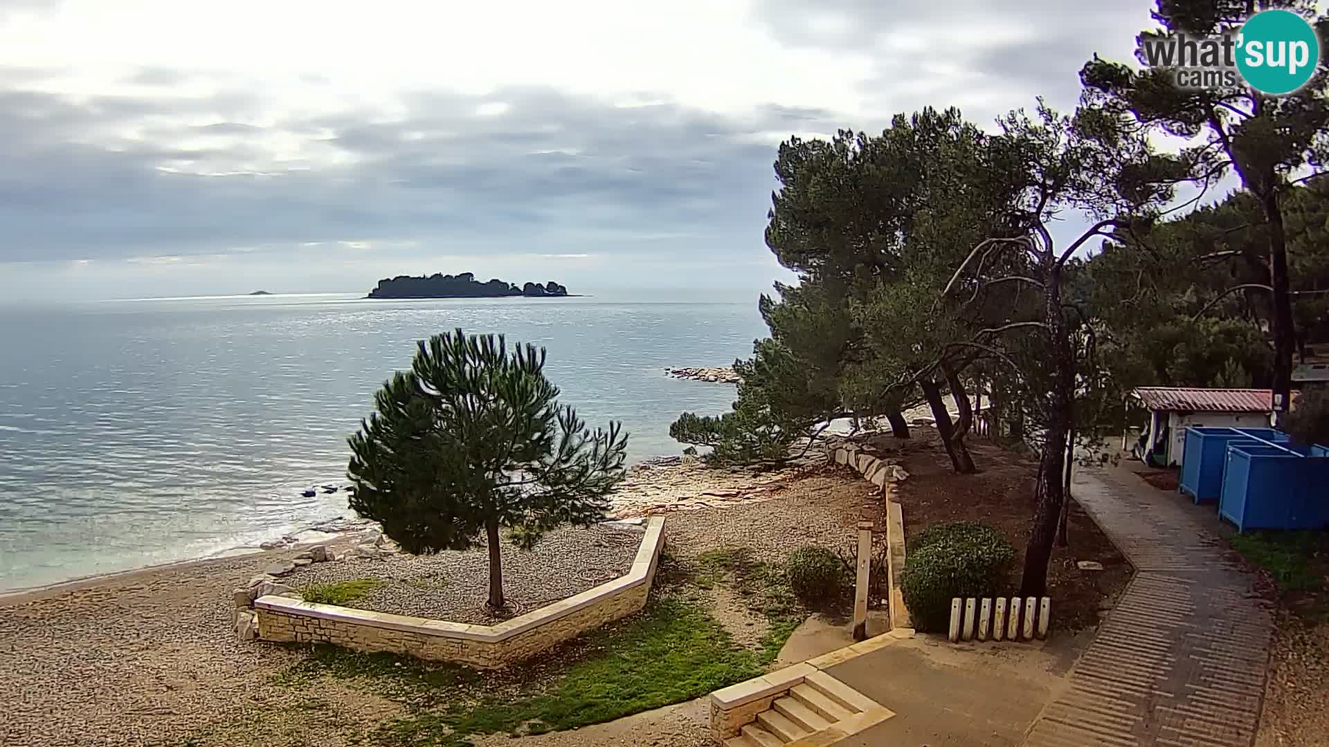 Webcam Spiaggia Borik a Rovigno – Istria