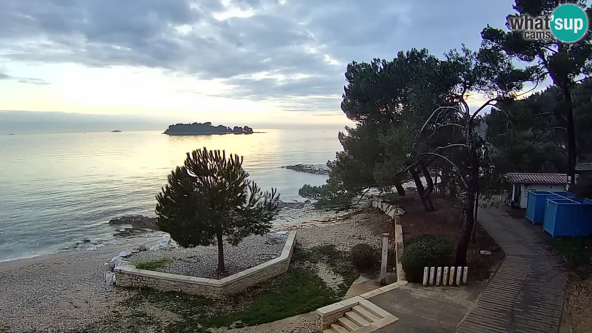 Camera en vivo Borik playa Rovinj – Istria
