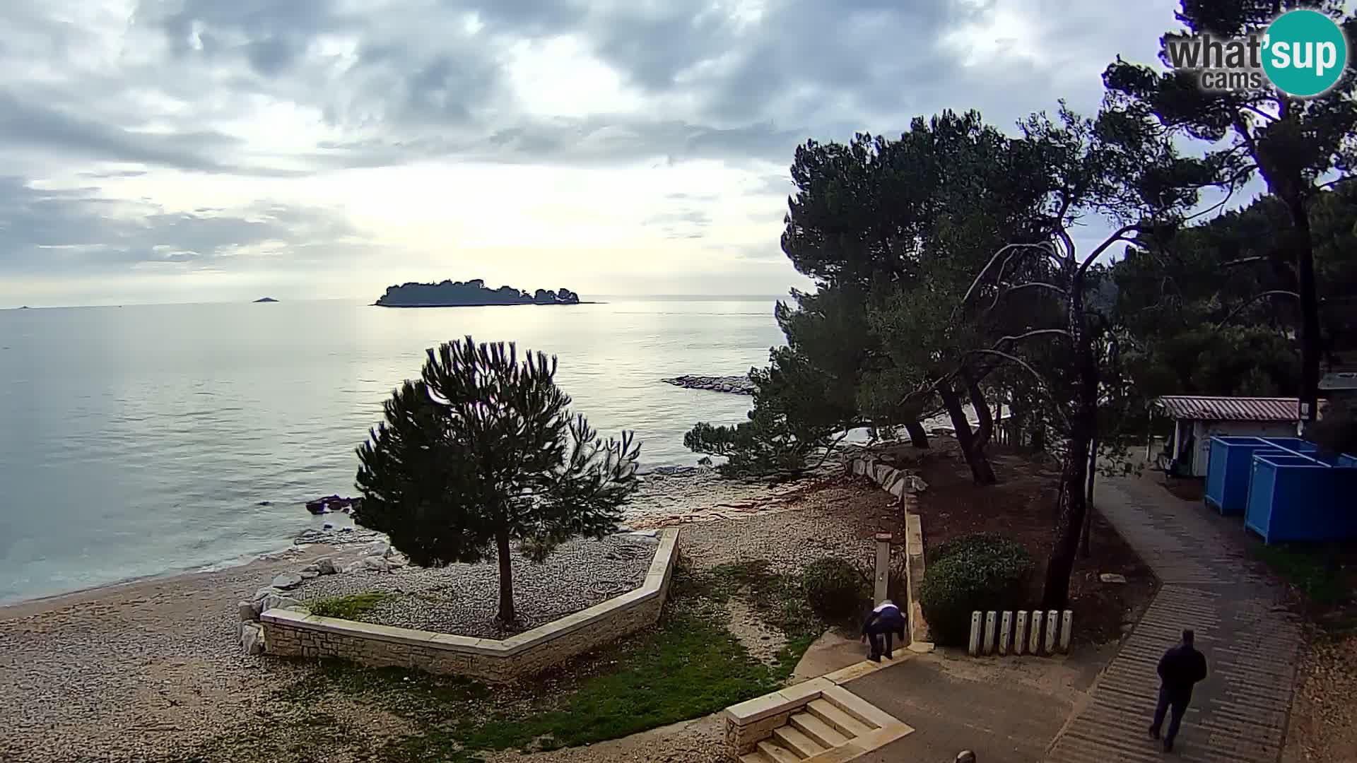Spletna kamera plaža Borik Rovinj