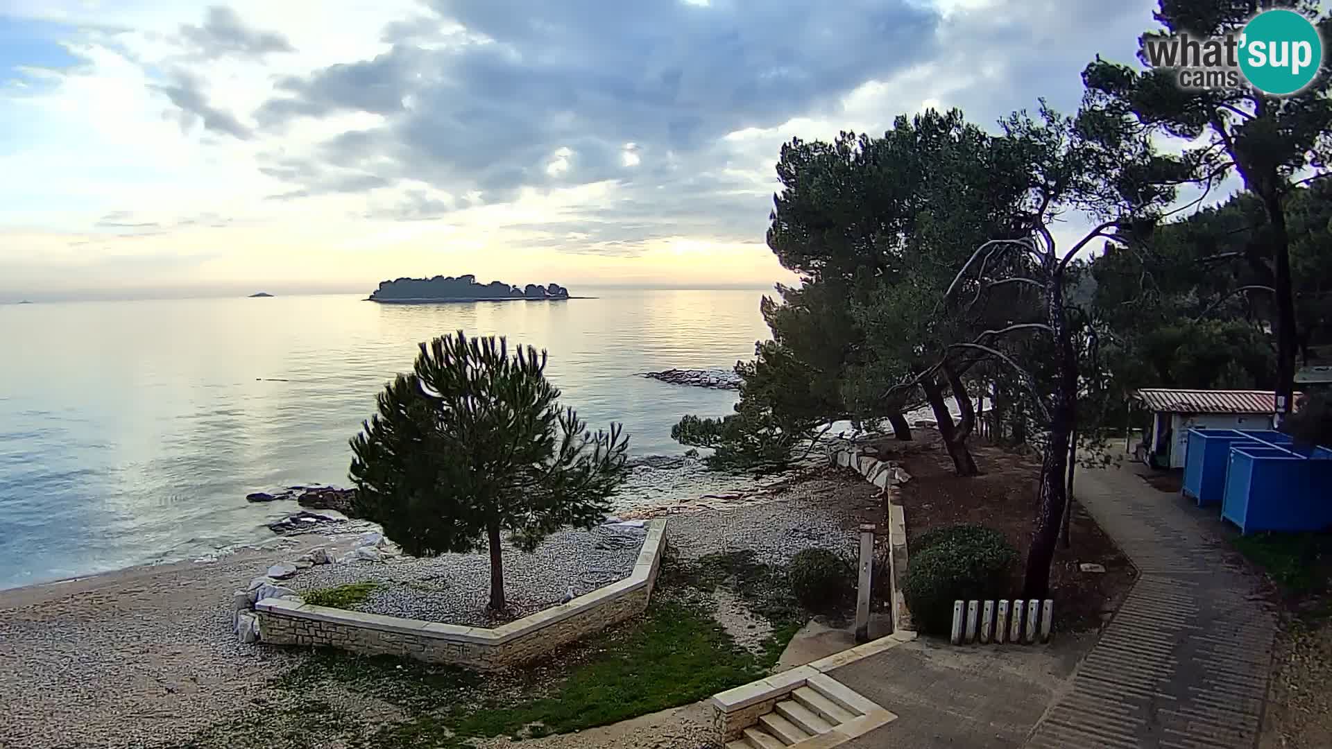 Livecam Borik plage Rovinj – Istrie