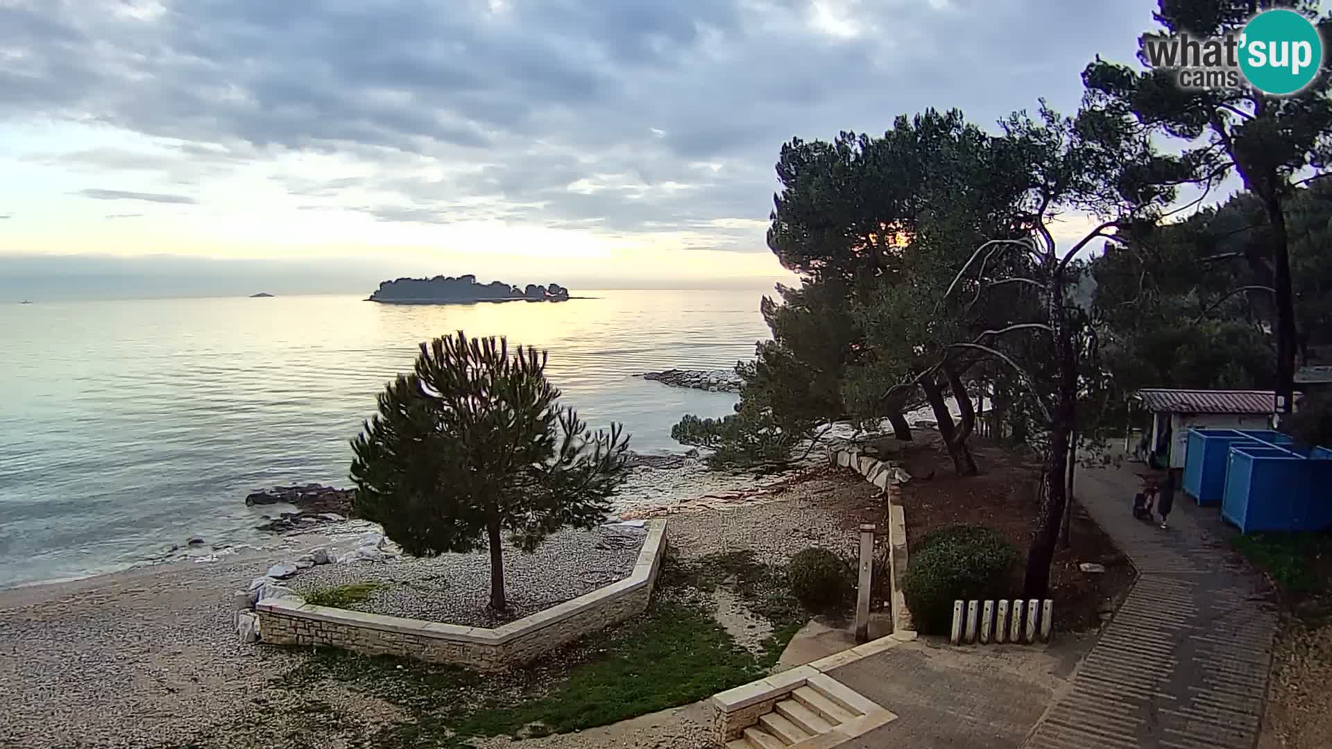 Camera en vivo Borik playa Rovinj – Istria