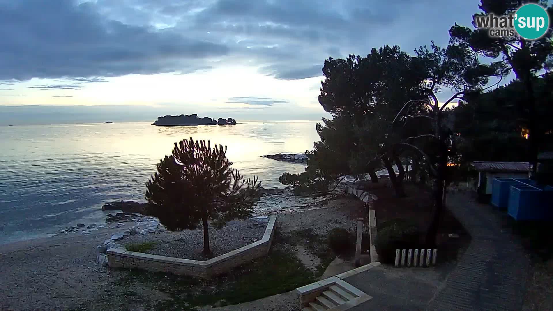 Spletna kamera plaža Borik Rovinj