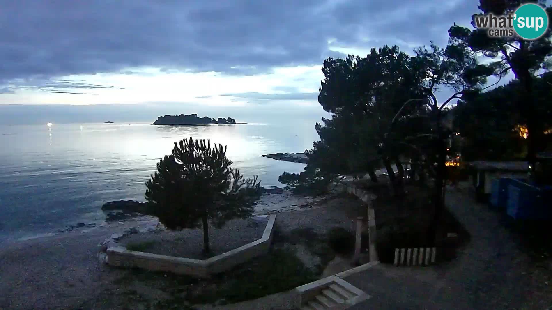 Spletna kamera plaža Borik Rovinj