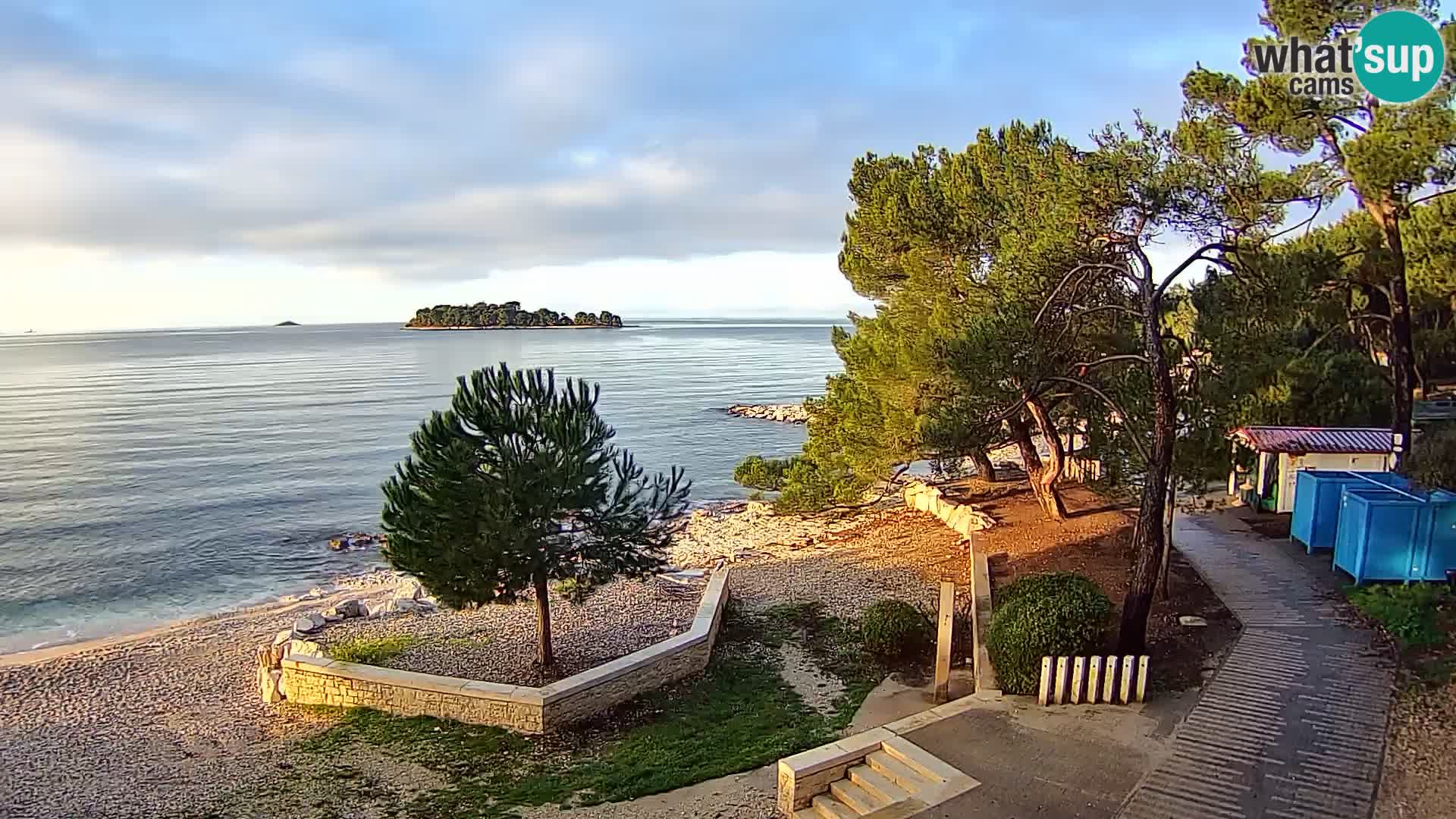 Web kamera Borik plaža Rovinj – Istra