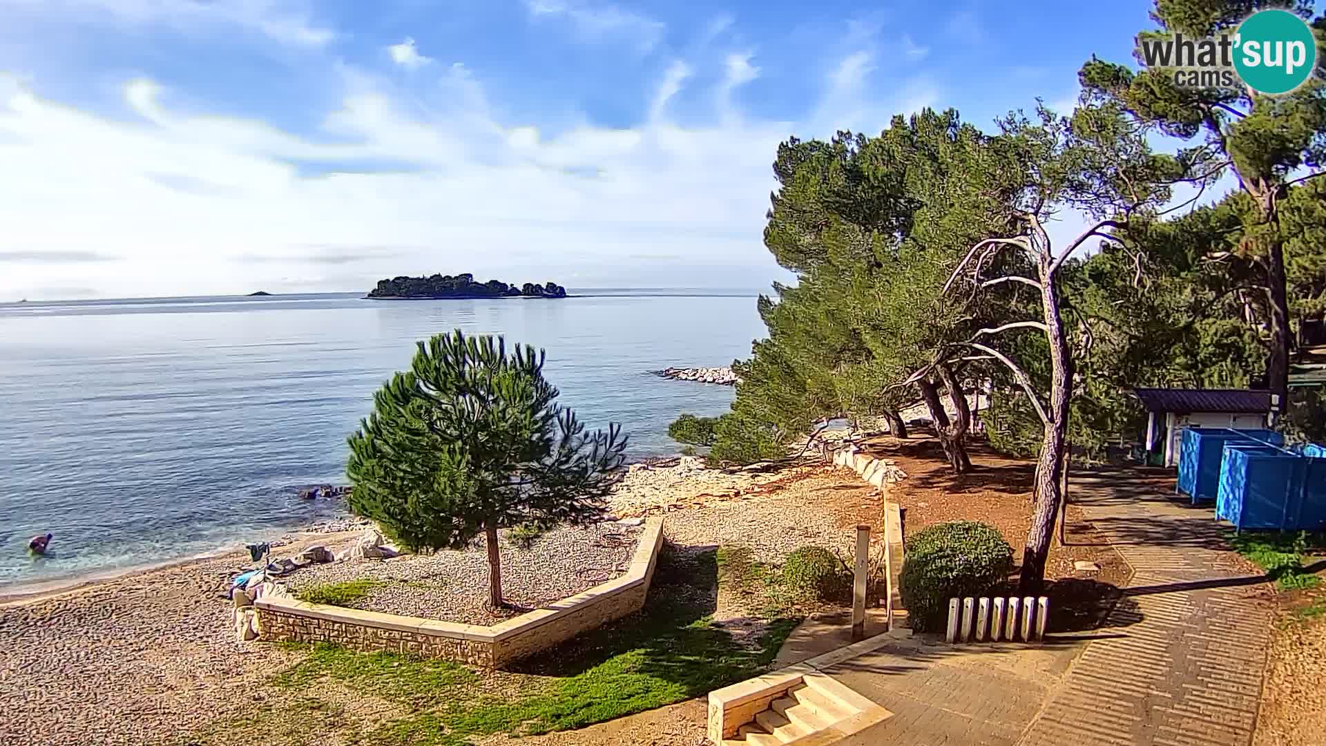 Livecam Borik plage Rovinj – Istrie