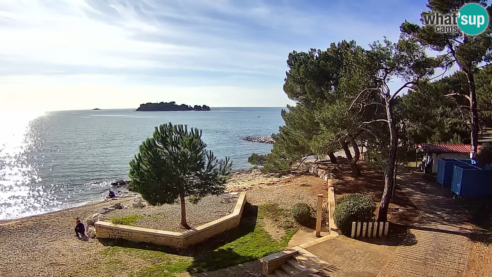 Web kamera Borik plaža Rovinj – Istra