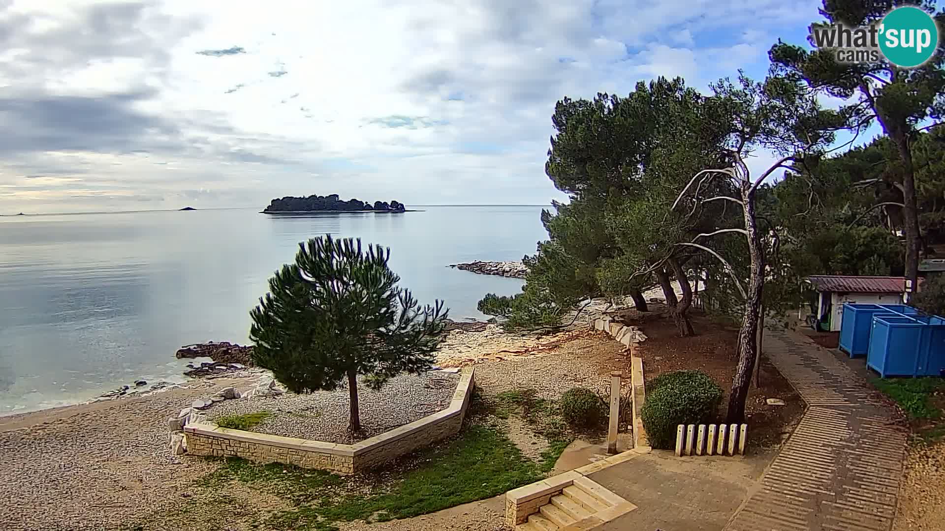Webcam Spiaggia Borik a Rovigno – Istria