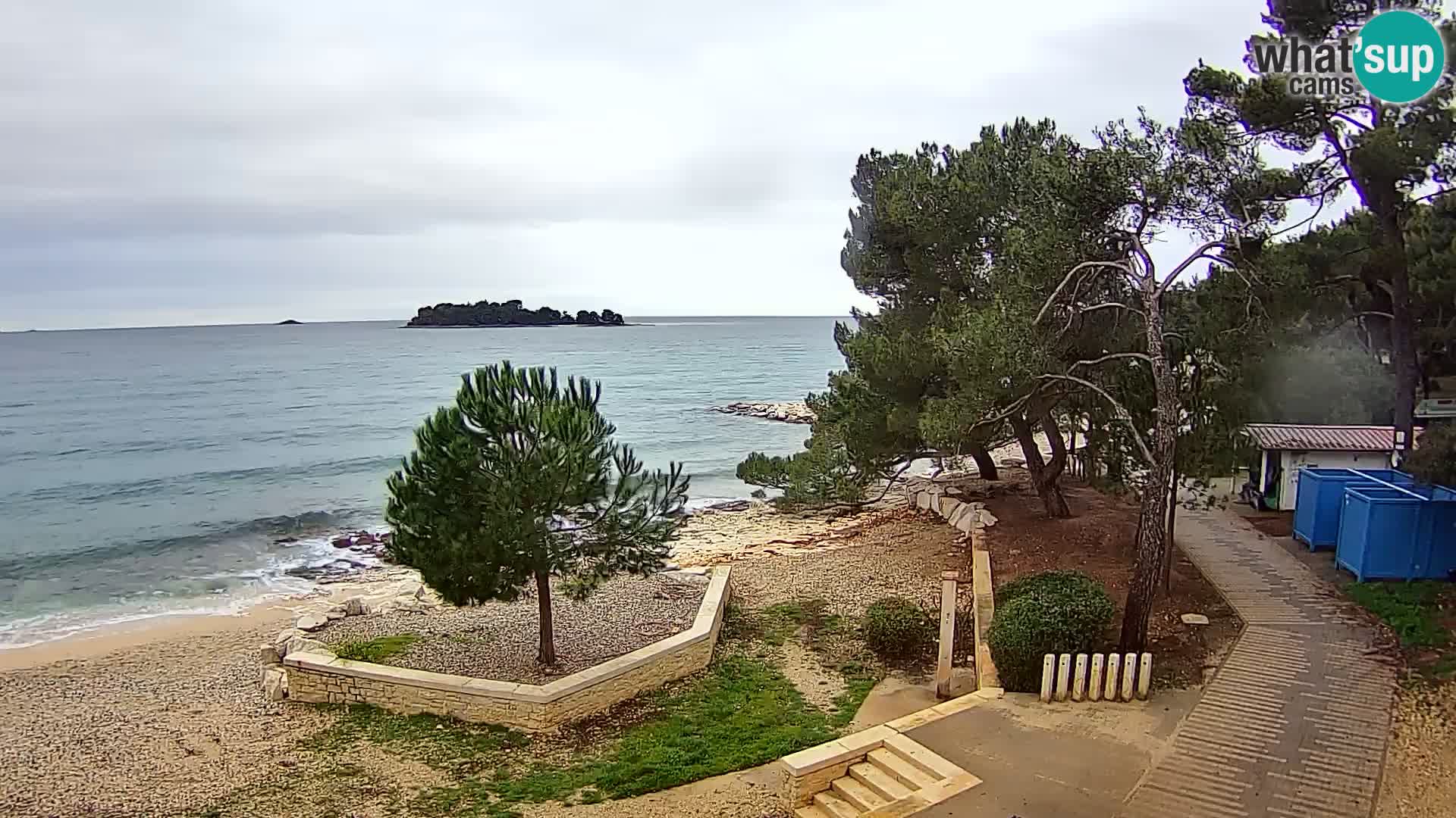 Web kamera Borik plaža Rovinj – Istra