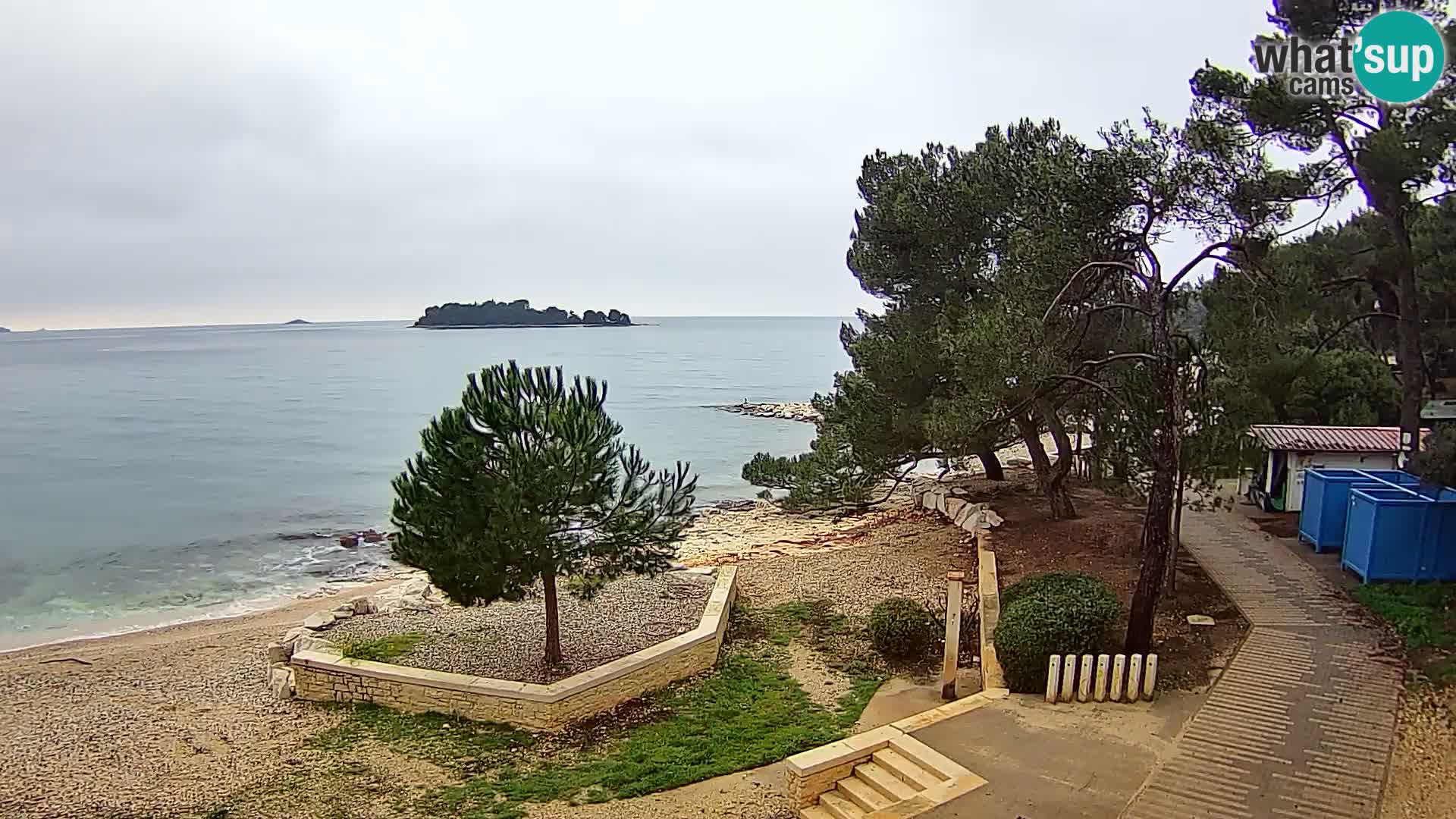 Camera en vivo Borik playa Rovinj – Istria