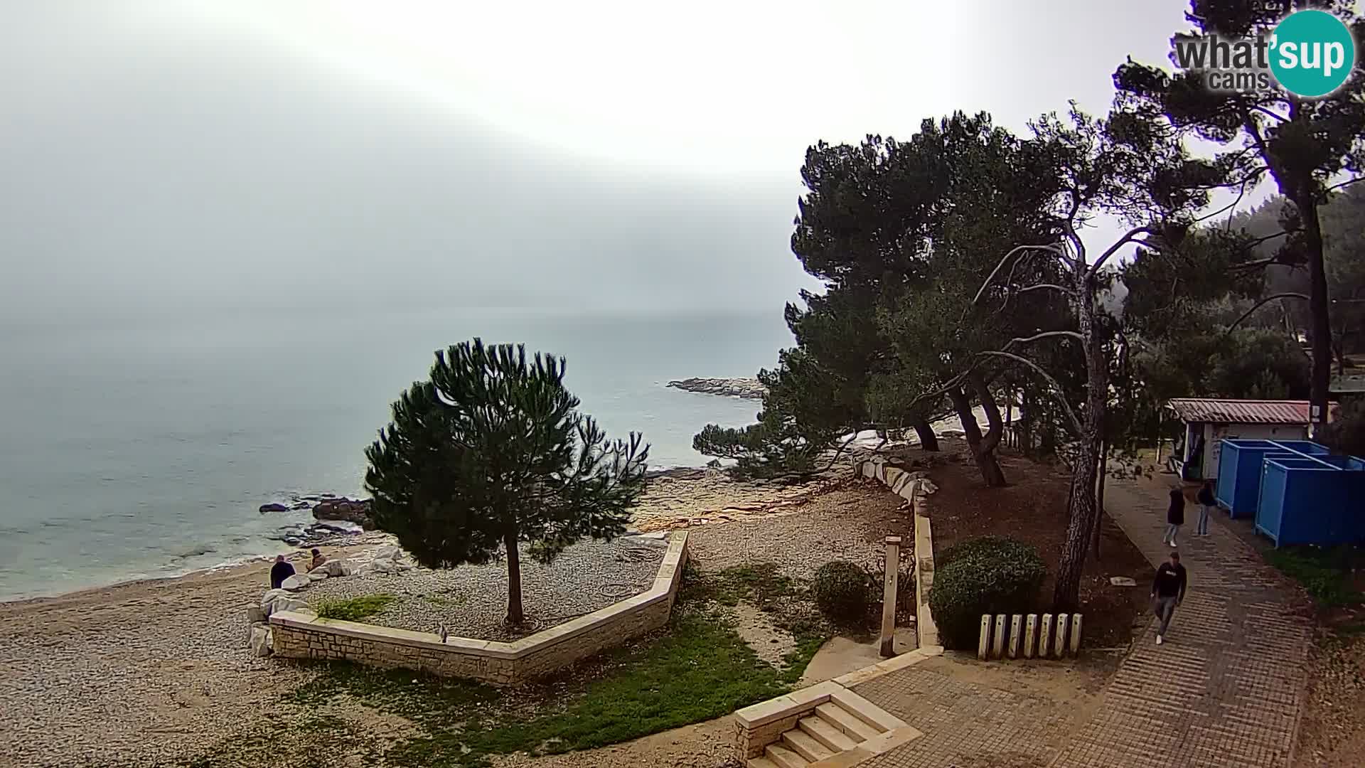 Spletna kamera plaža Borik Rovinj