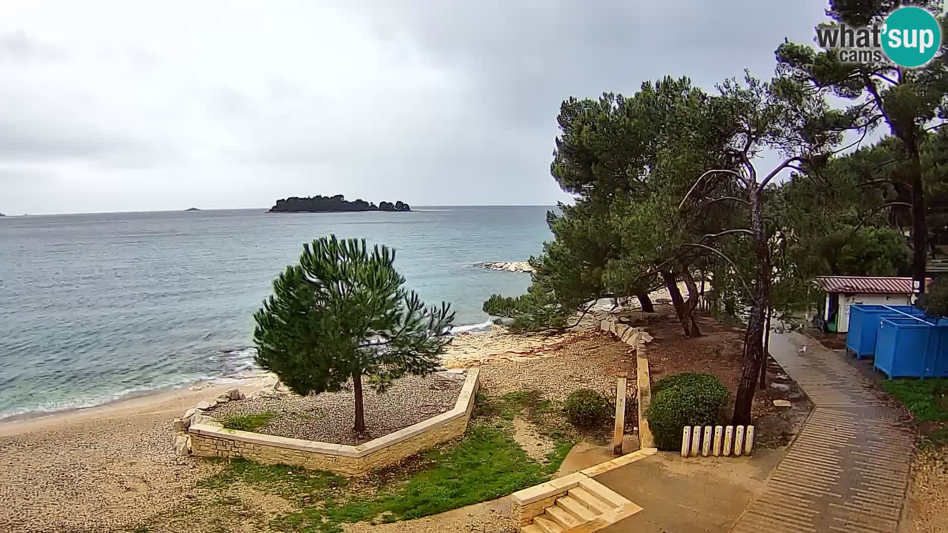 Webcam Spiaggia Borik a Rovigno – Istria