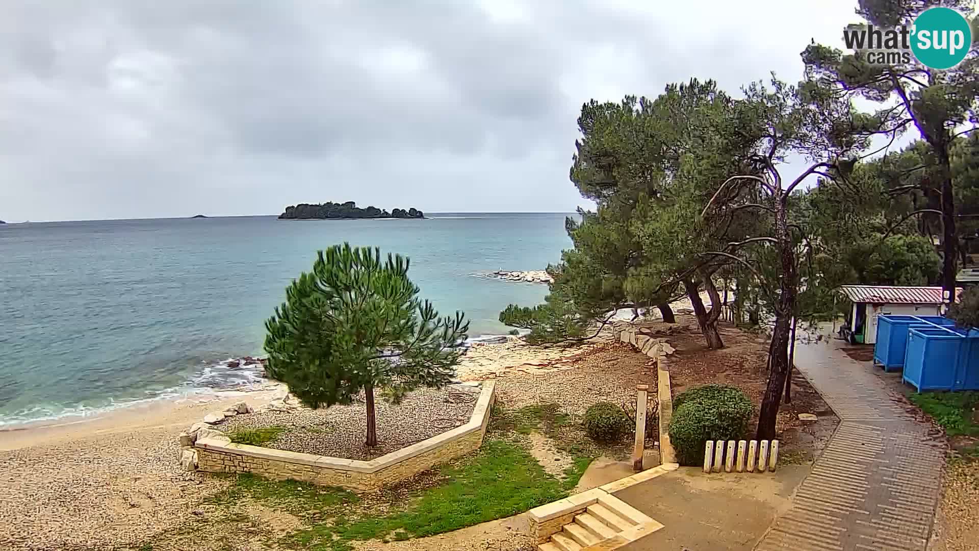 Webcam Spiaggia Borik a Rovigno – Istria