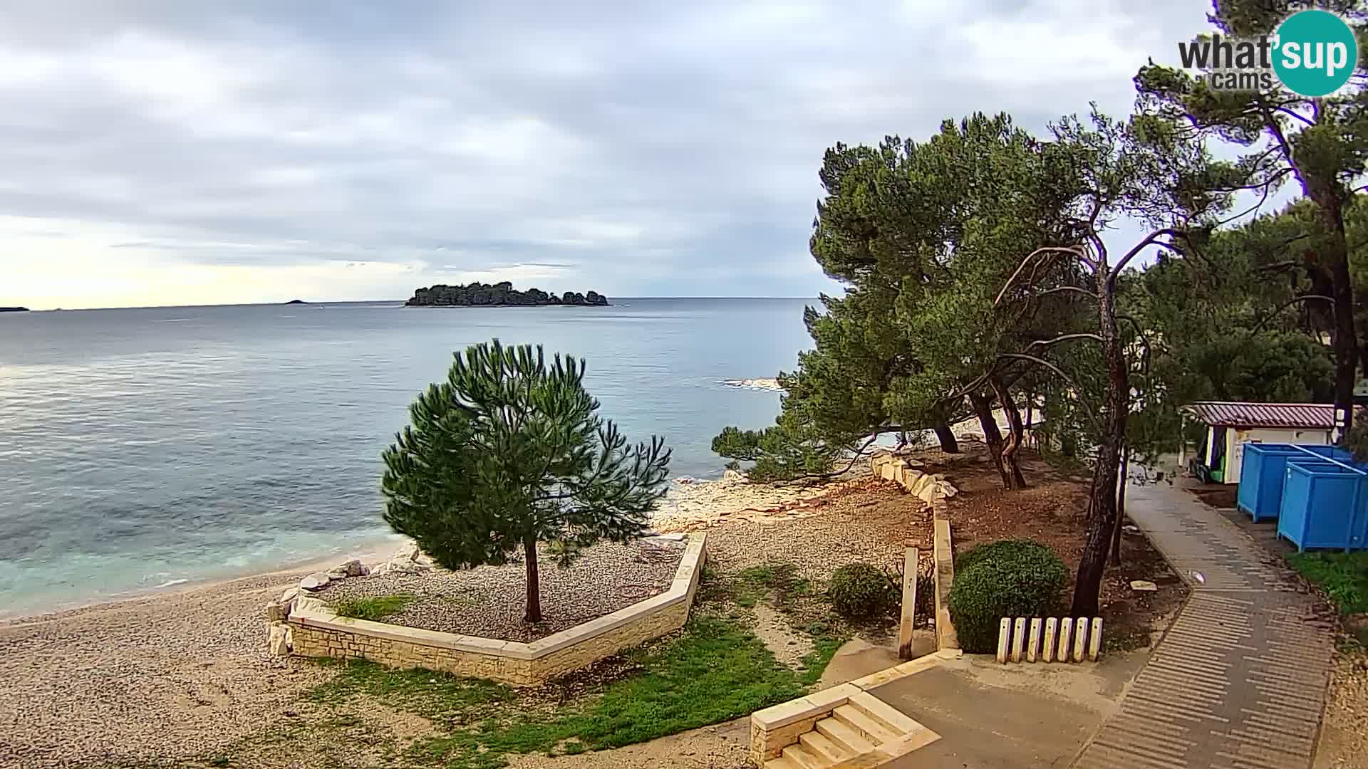 Livecam Borik plage Rovinj – Istrie