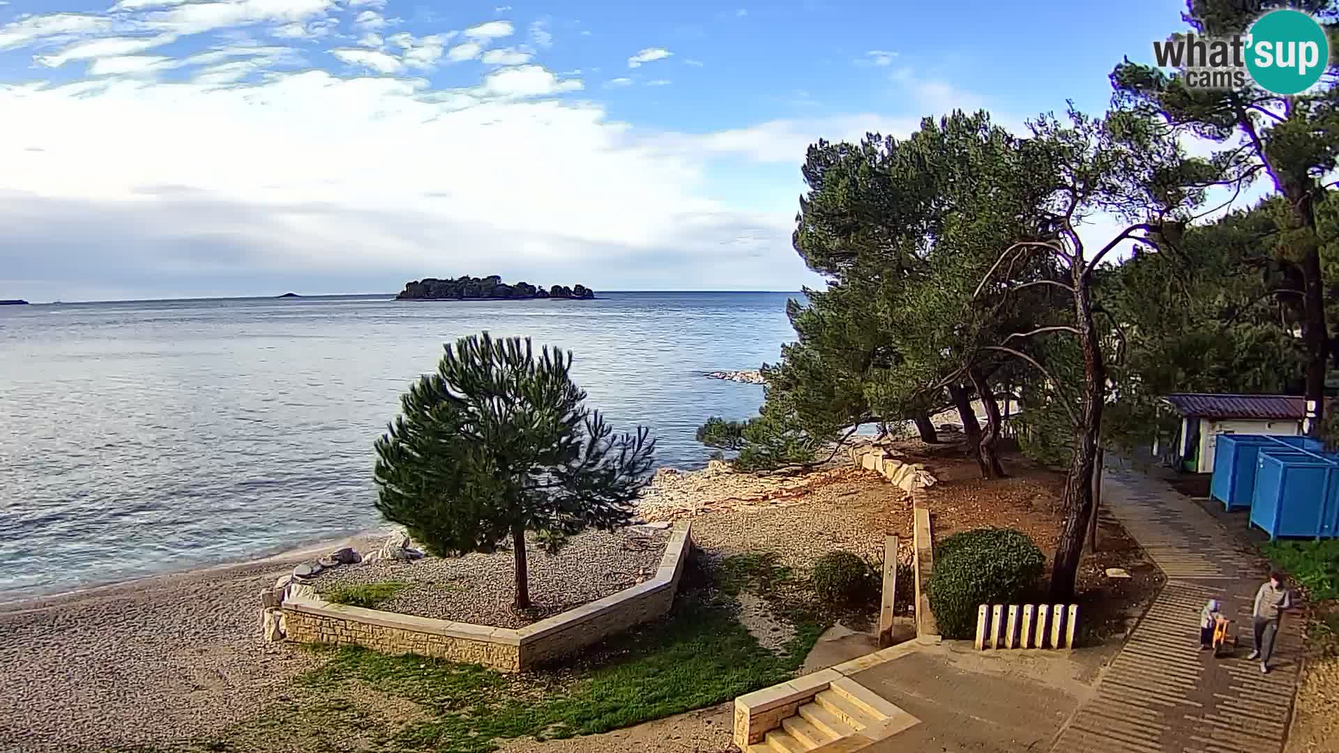 Livecam Borik plage Rovinj – Istrie