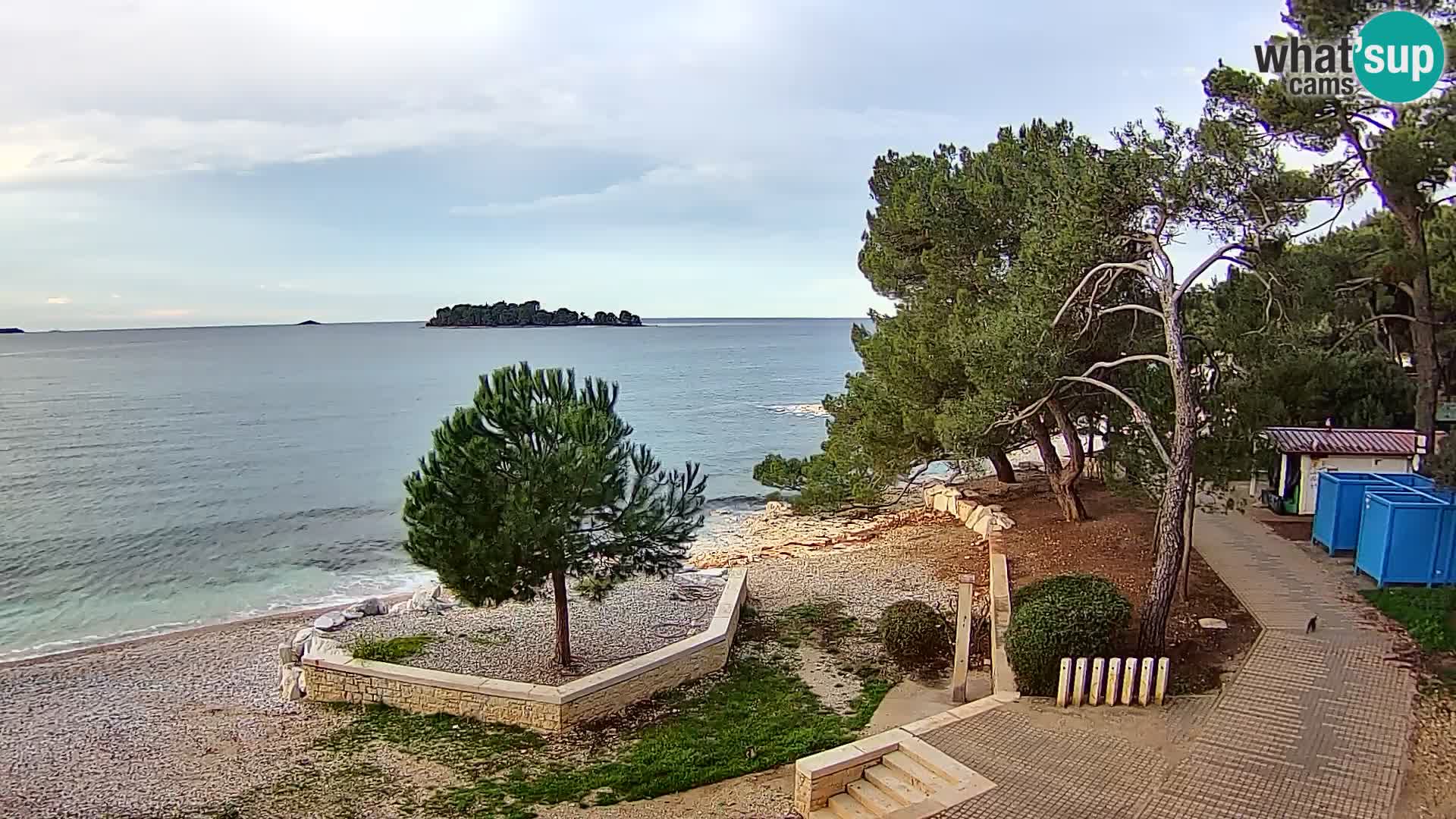 Livecam Borik plage Rovinj – Istrie