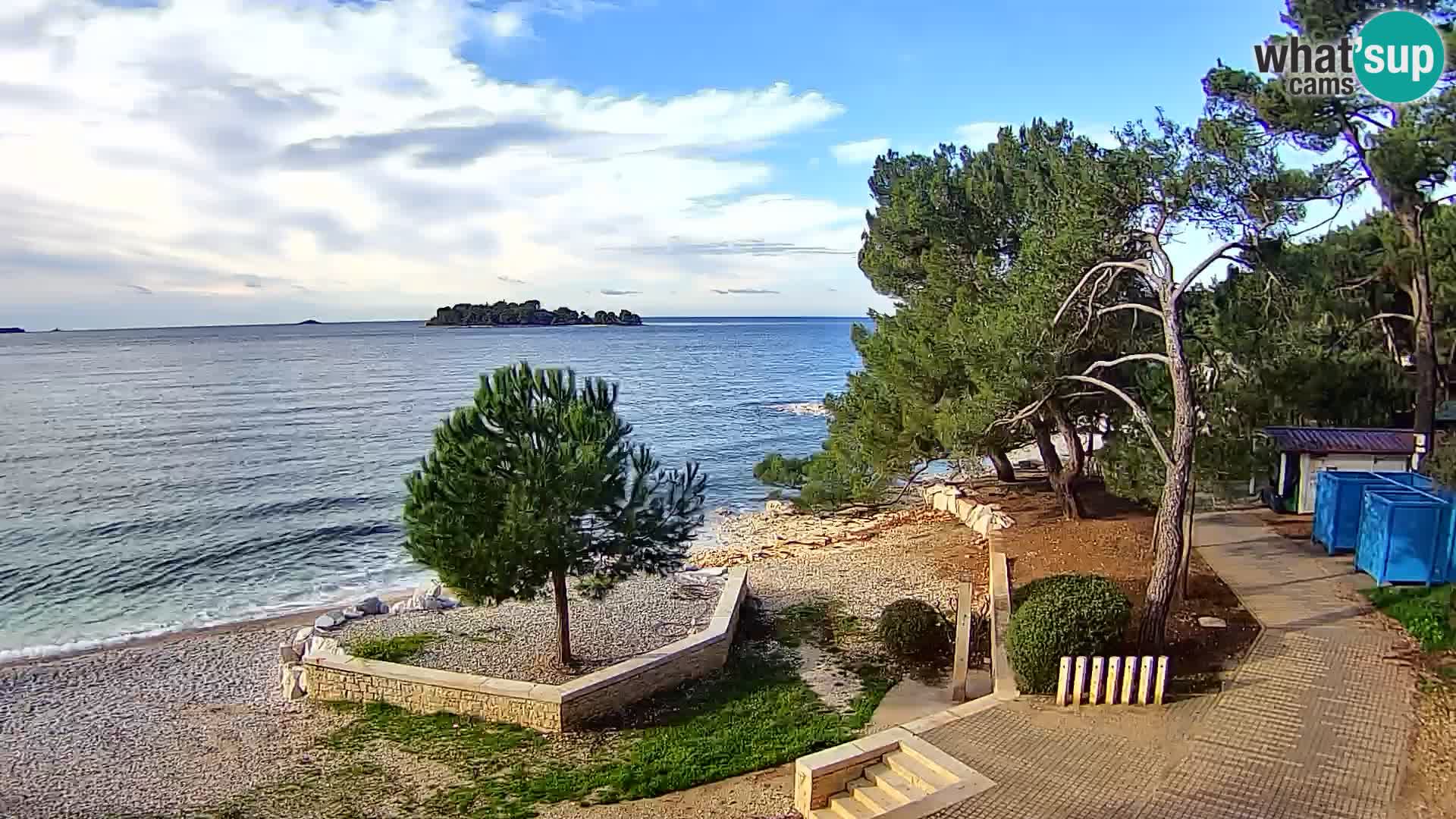 Livecam Borik plage Rovinj – Istrie