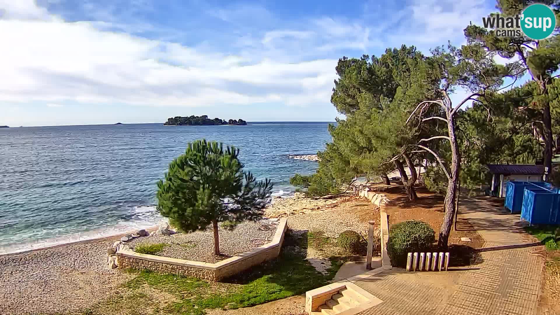 Web kamera Borik plaža Rovinj – Istra