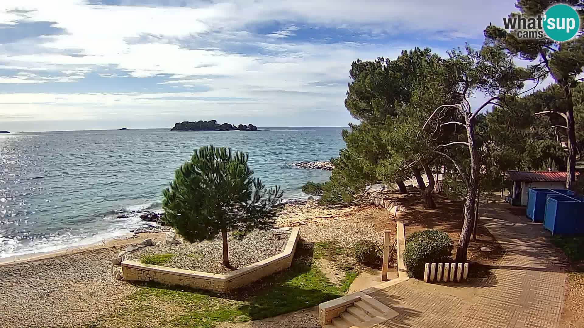 Web kamera Borik plaža Rovinj – Istra