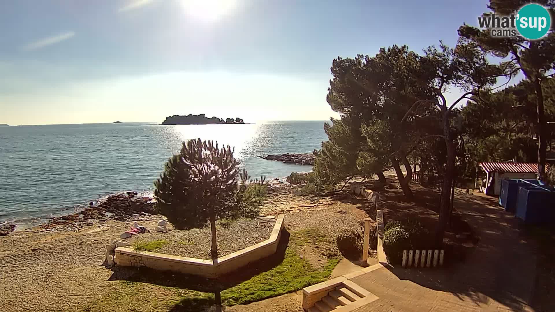 Camera en vivo Borik playa Rovinj – Istria