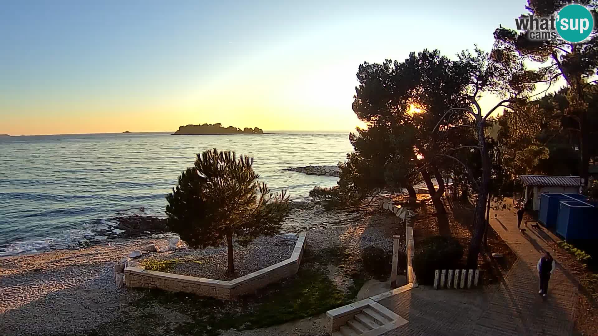 Web kamera Borik plaža Rovinj – Istra