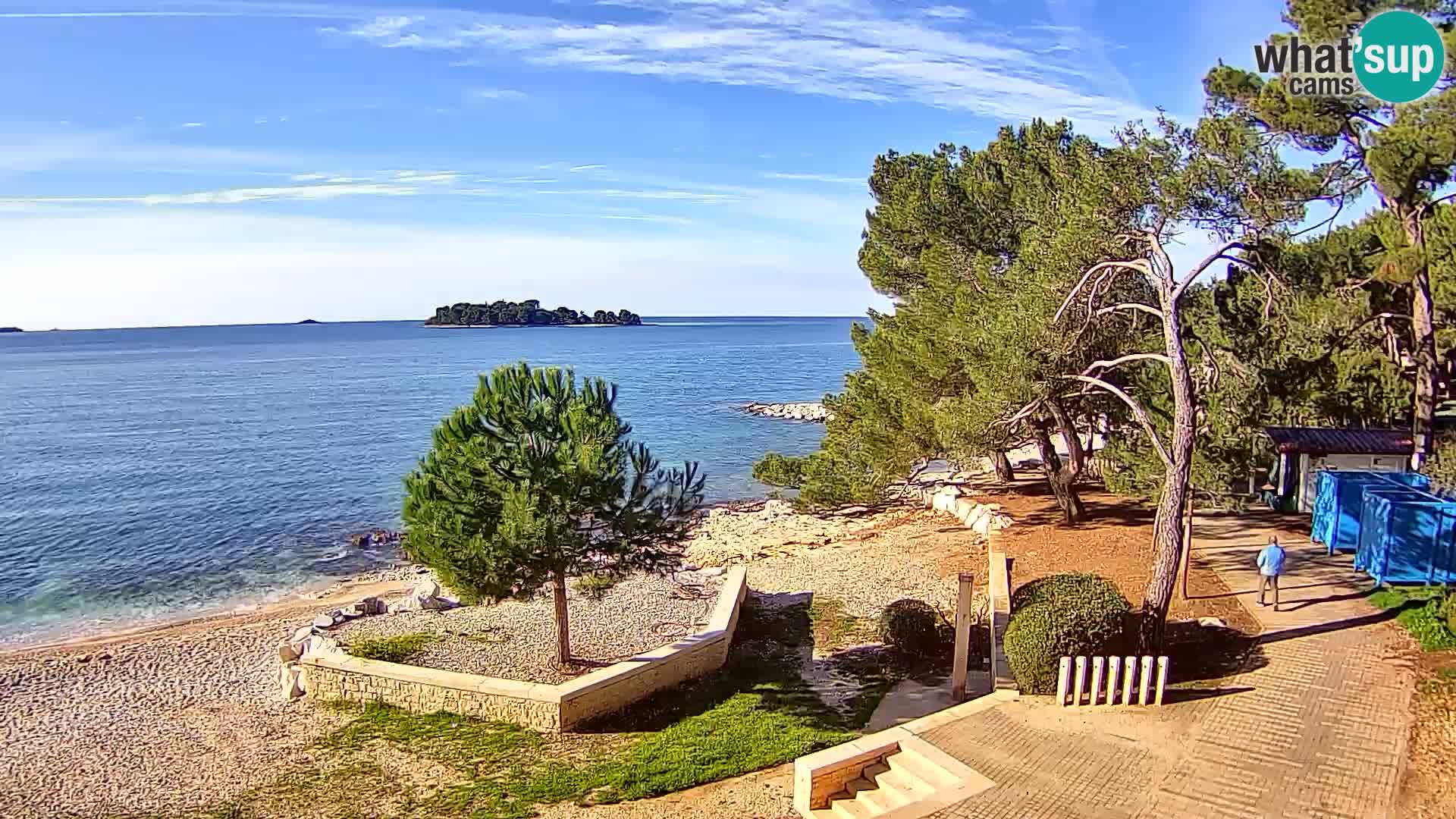 Webcam Spiaggia Borik a Rovigno – Istria