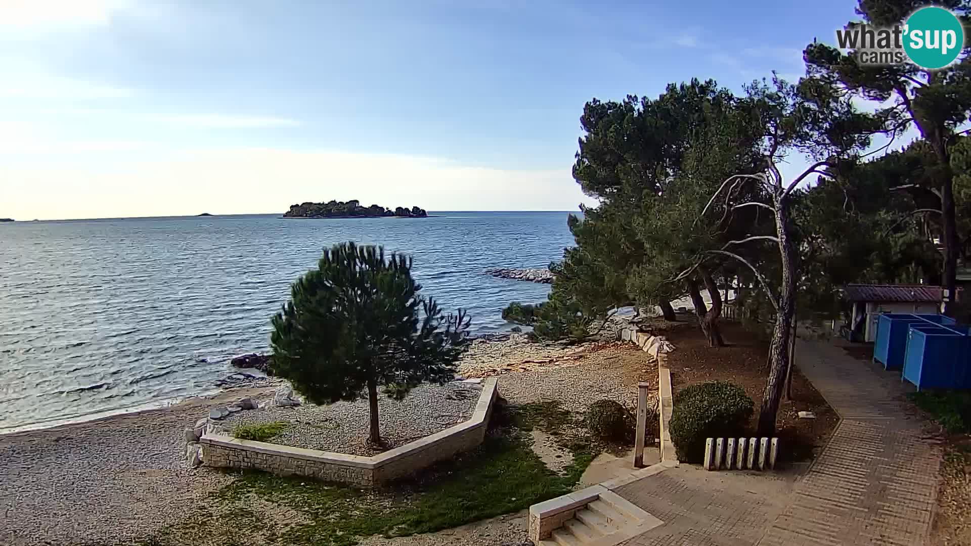 Camera en vivo Borik playa Rovinj – Istria