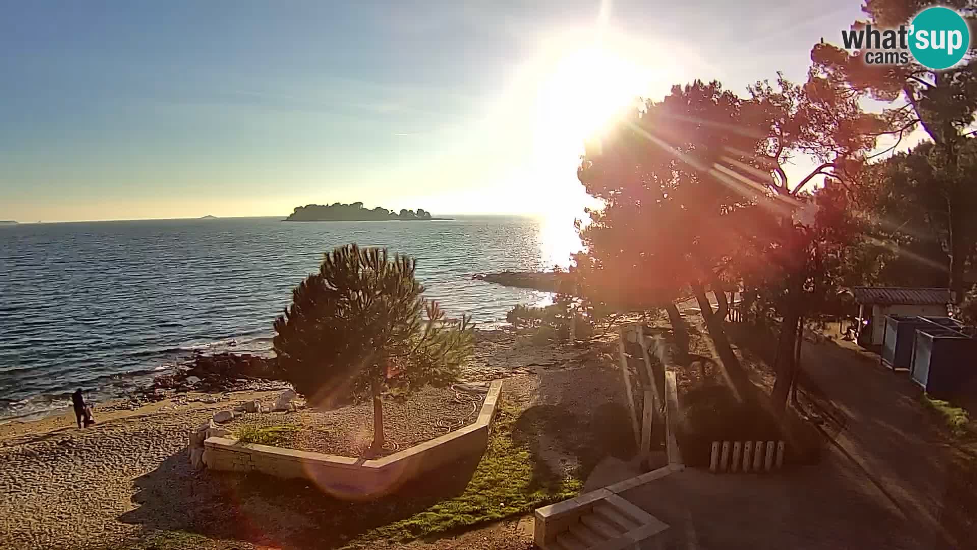 Camera en vivo Borik playa Rovinj – Istria