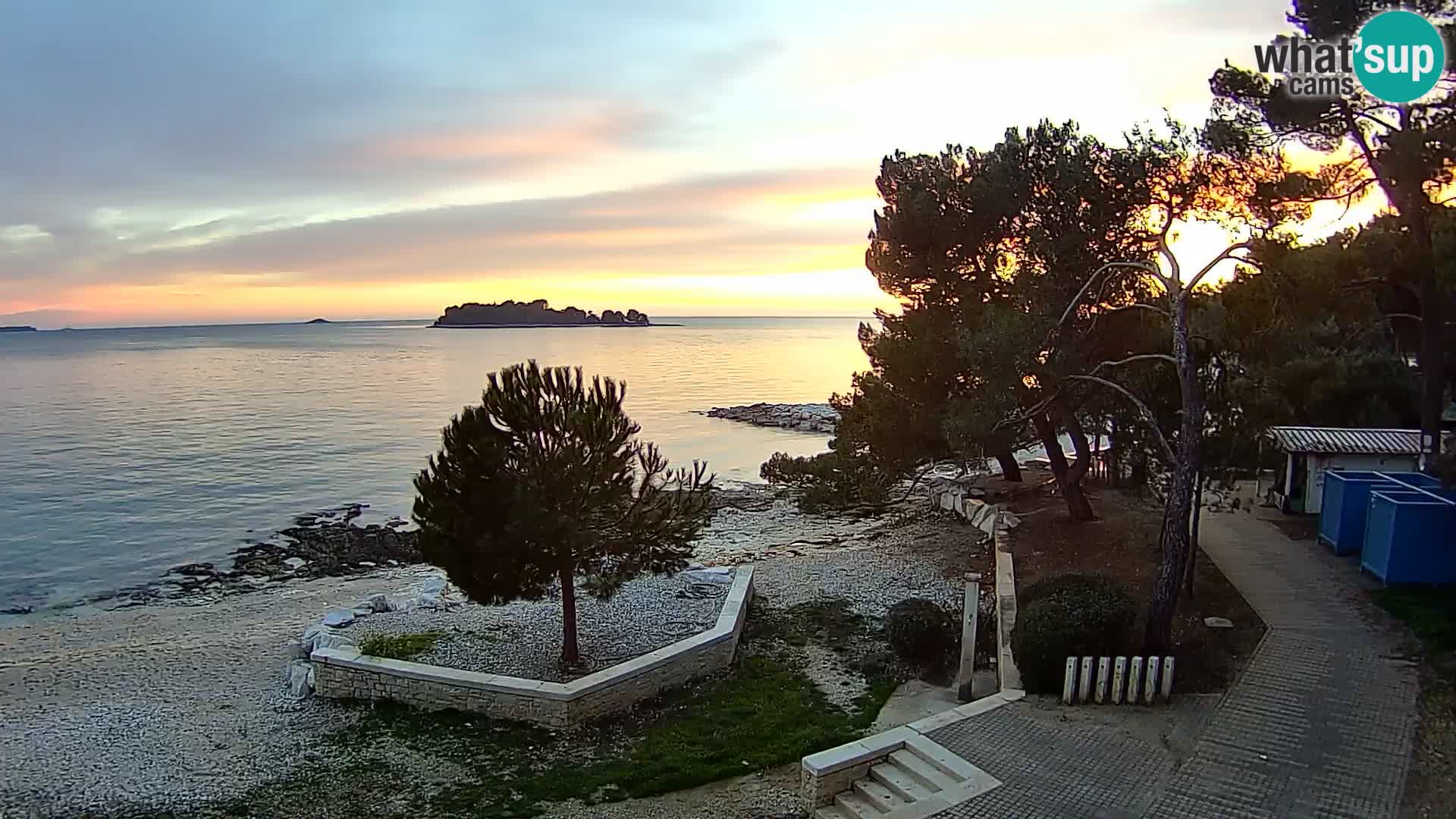 Camera en vivo Borik playa Rovinj – Istria