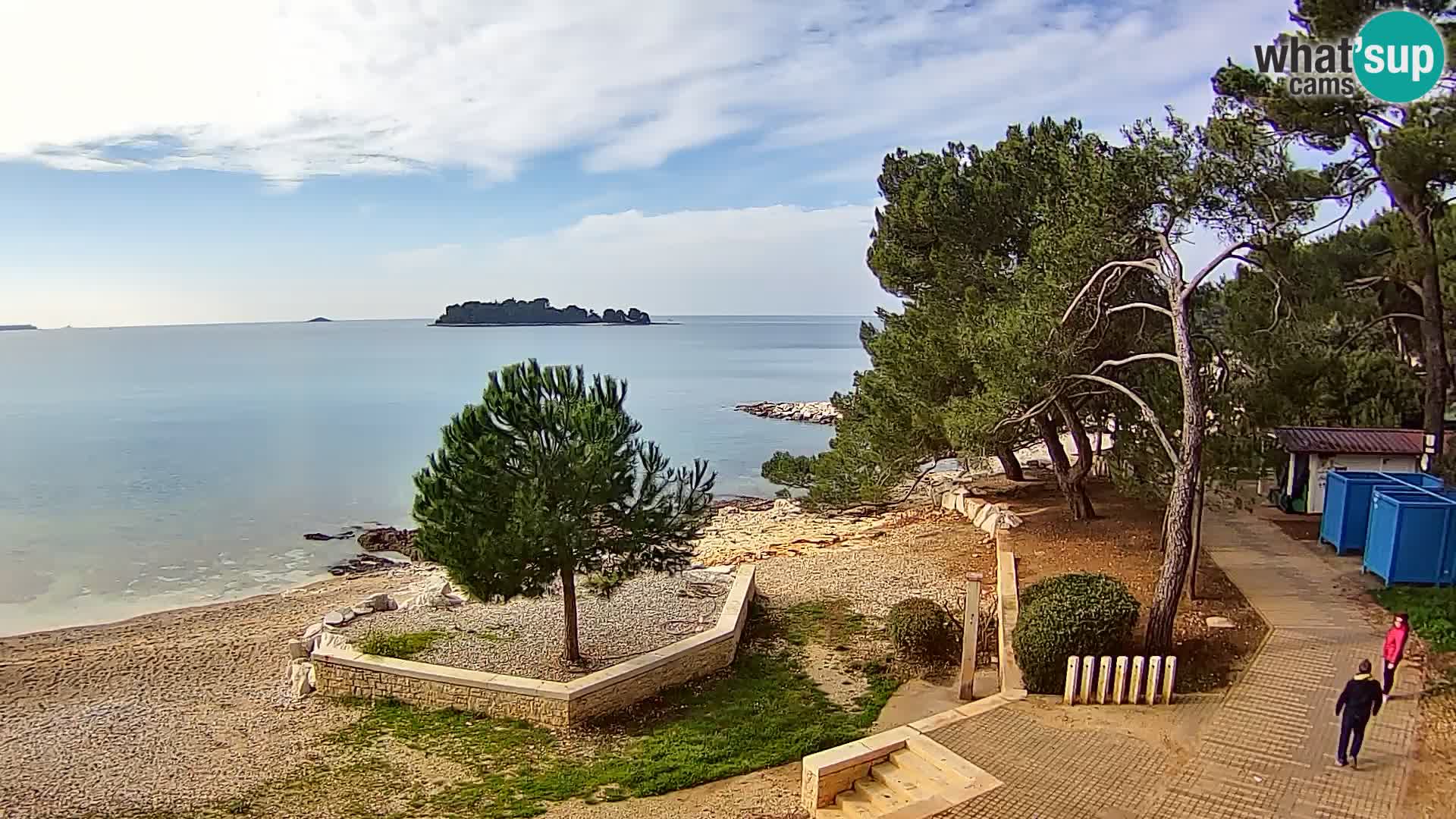 Webcam Spiaggia Borik a Rovigno – Istria
