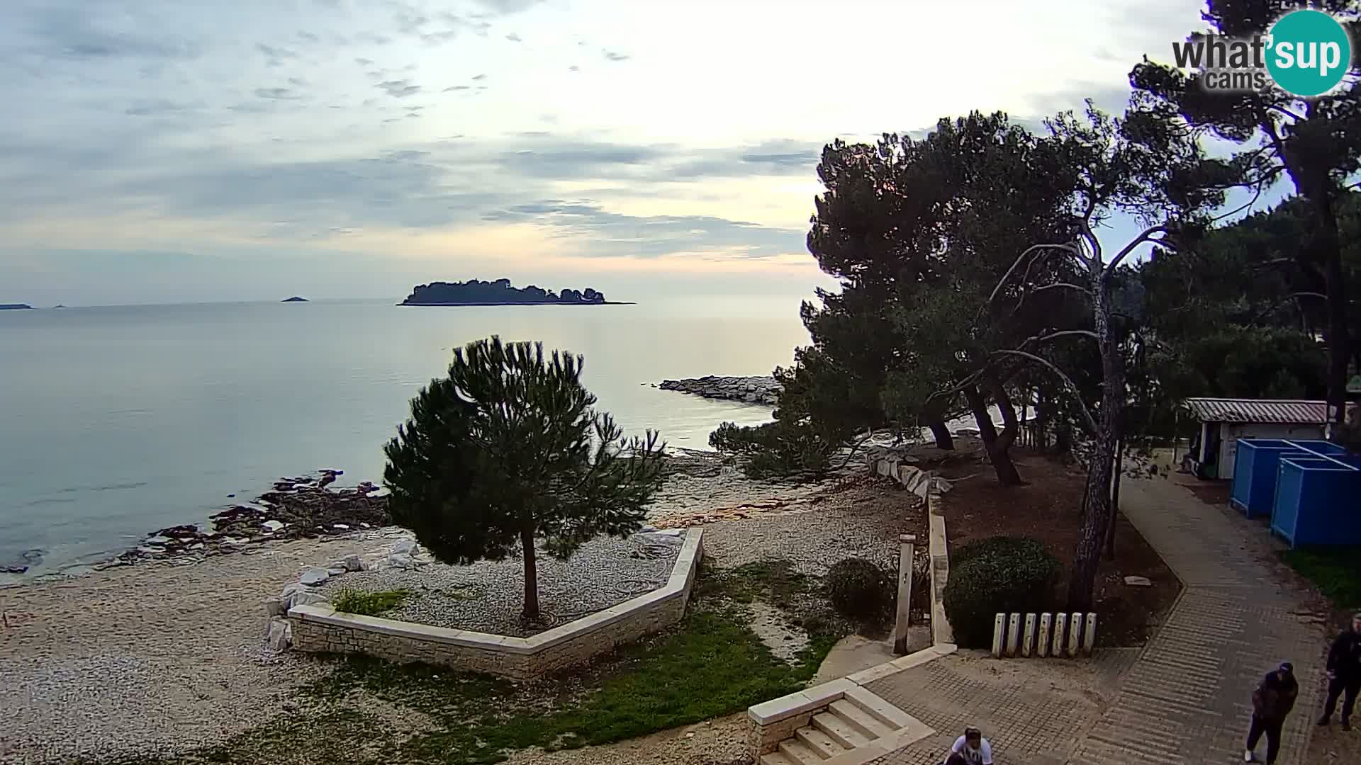 Spletna kamera plaža Borik Rovinj
