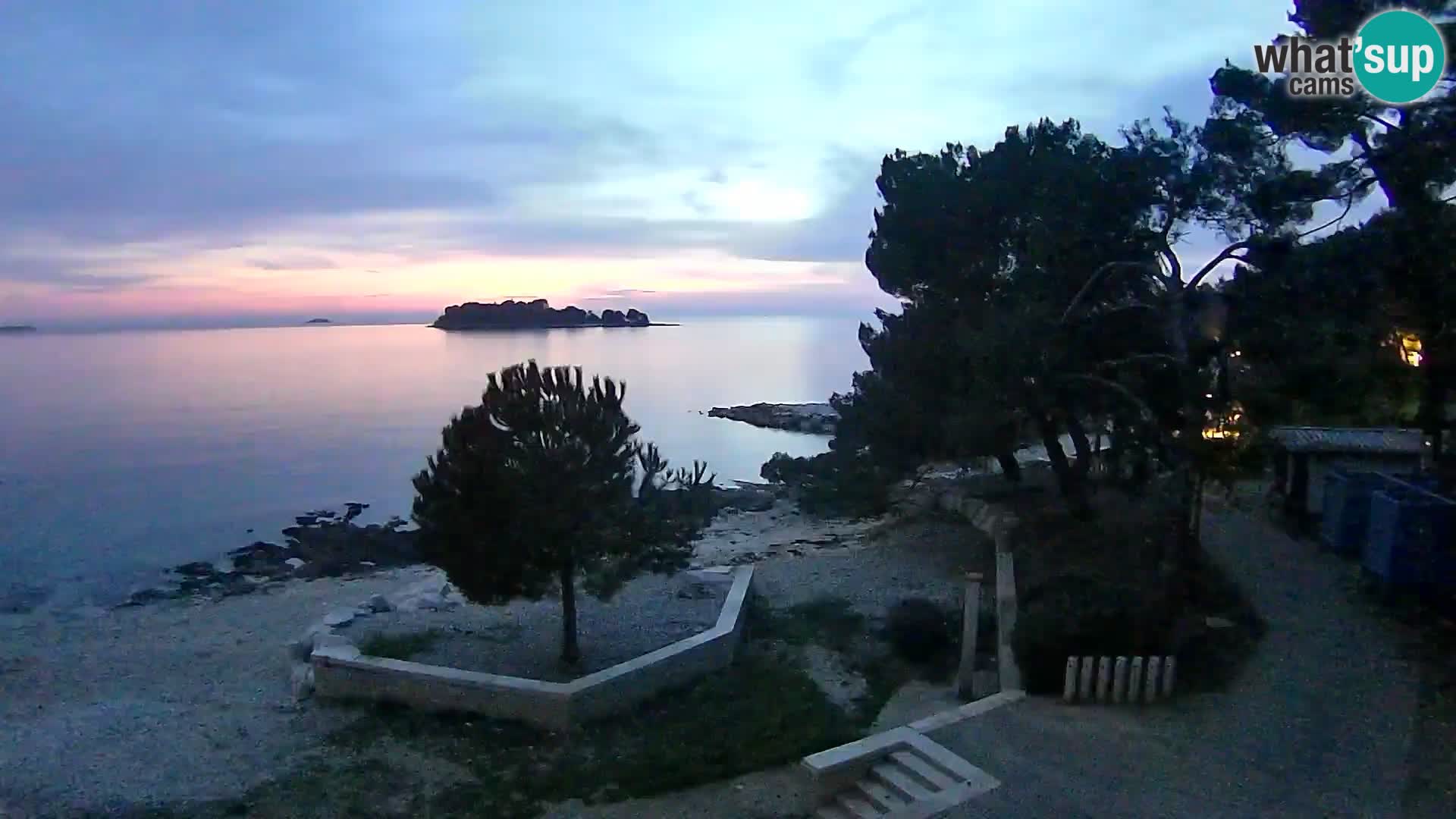 Spletna kamera plaža Borik Rovinj